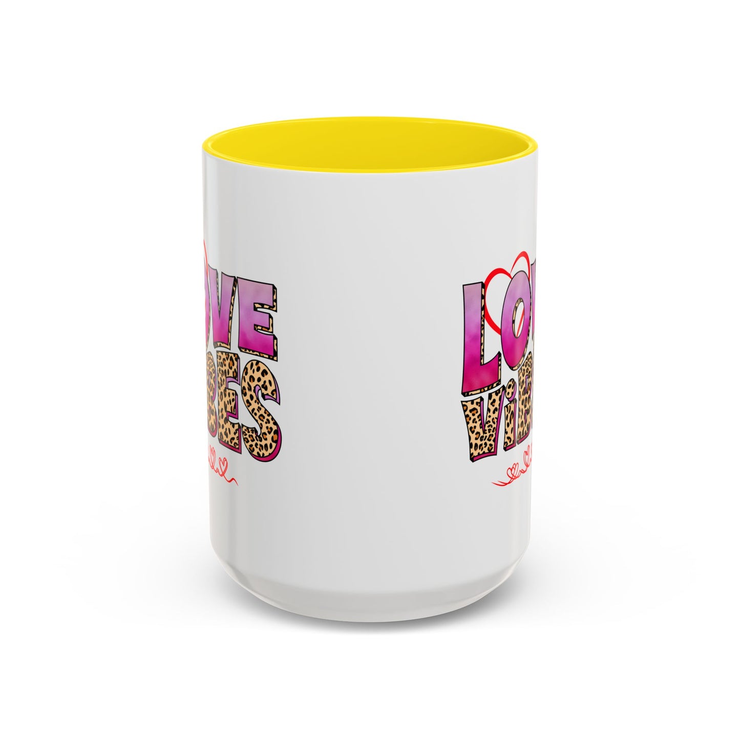 Accent Love Vibes Coffee Mug, 11oz & 15 oz