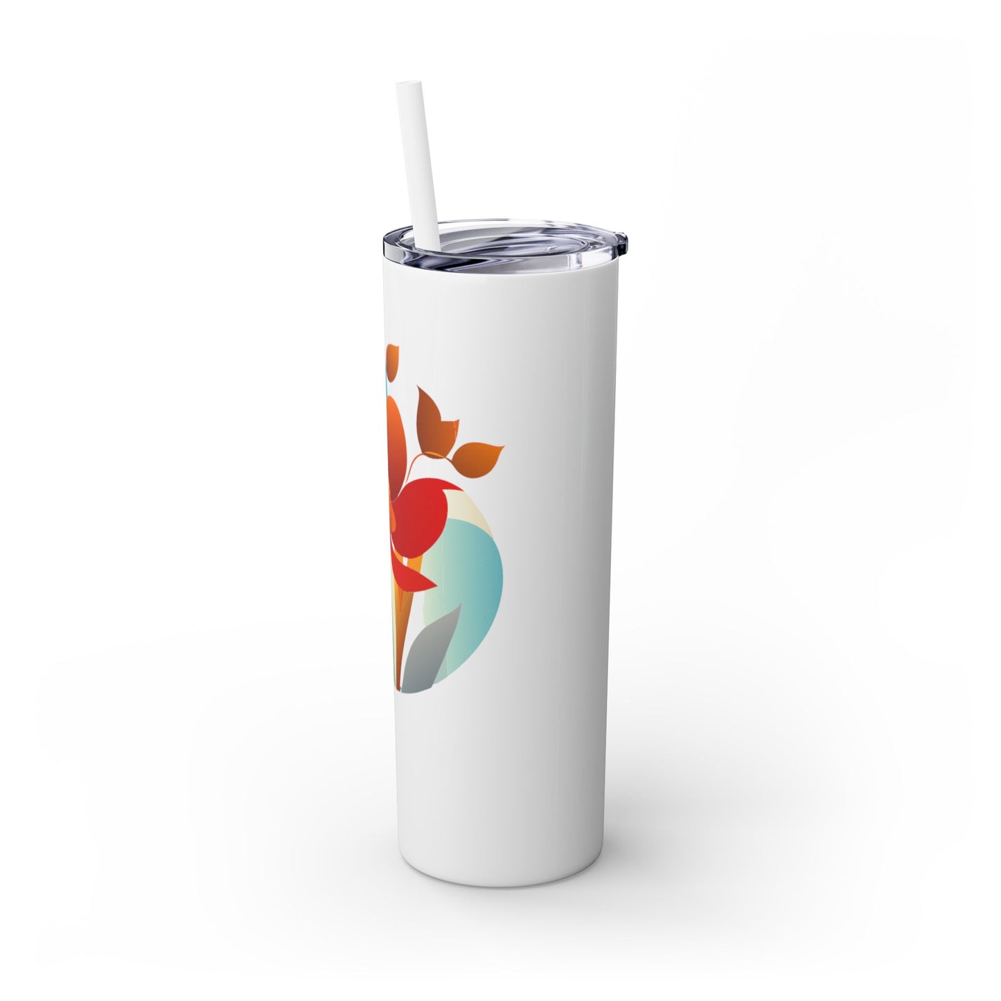 Skinny Tumbler with Straw, 20oz