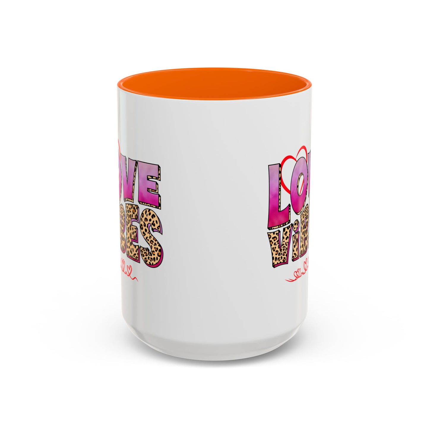 Accent Love Vibes Coffee Mug, 11oz & 15 oz