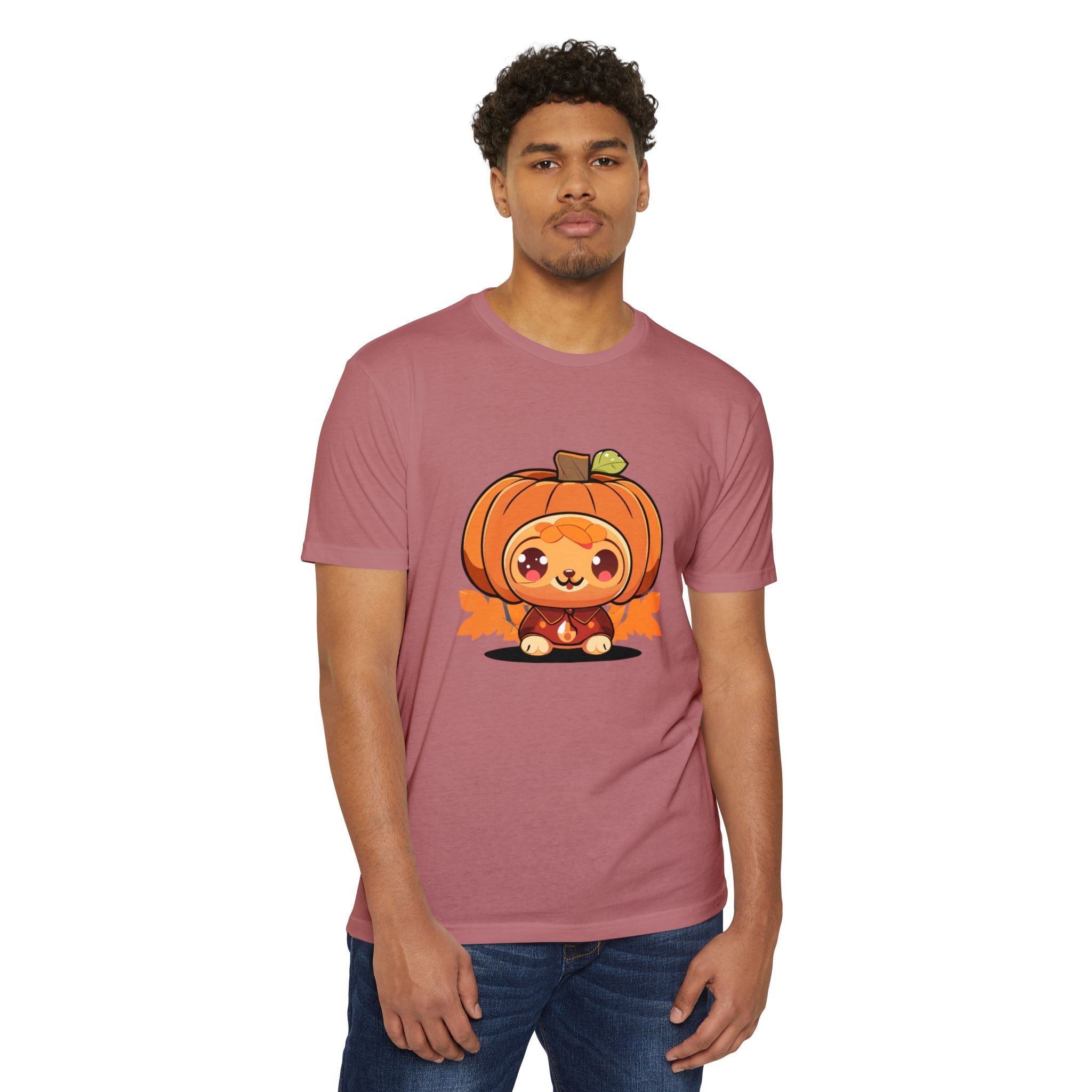 Cute Character Unisex CVC Jersey T-shirt