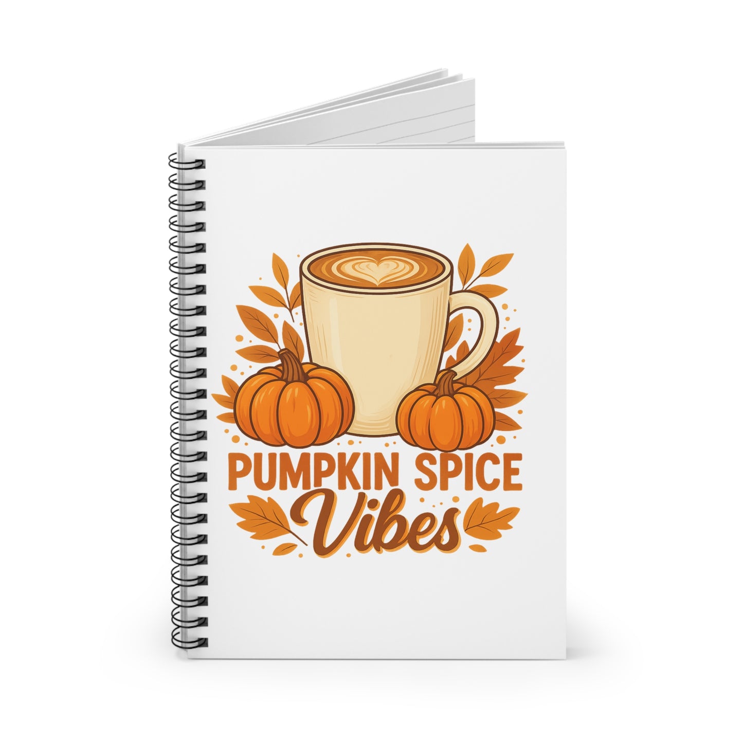 “Pumpkin Kisses & Autumn Wishes” Ruled Line