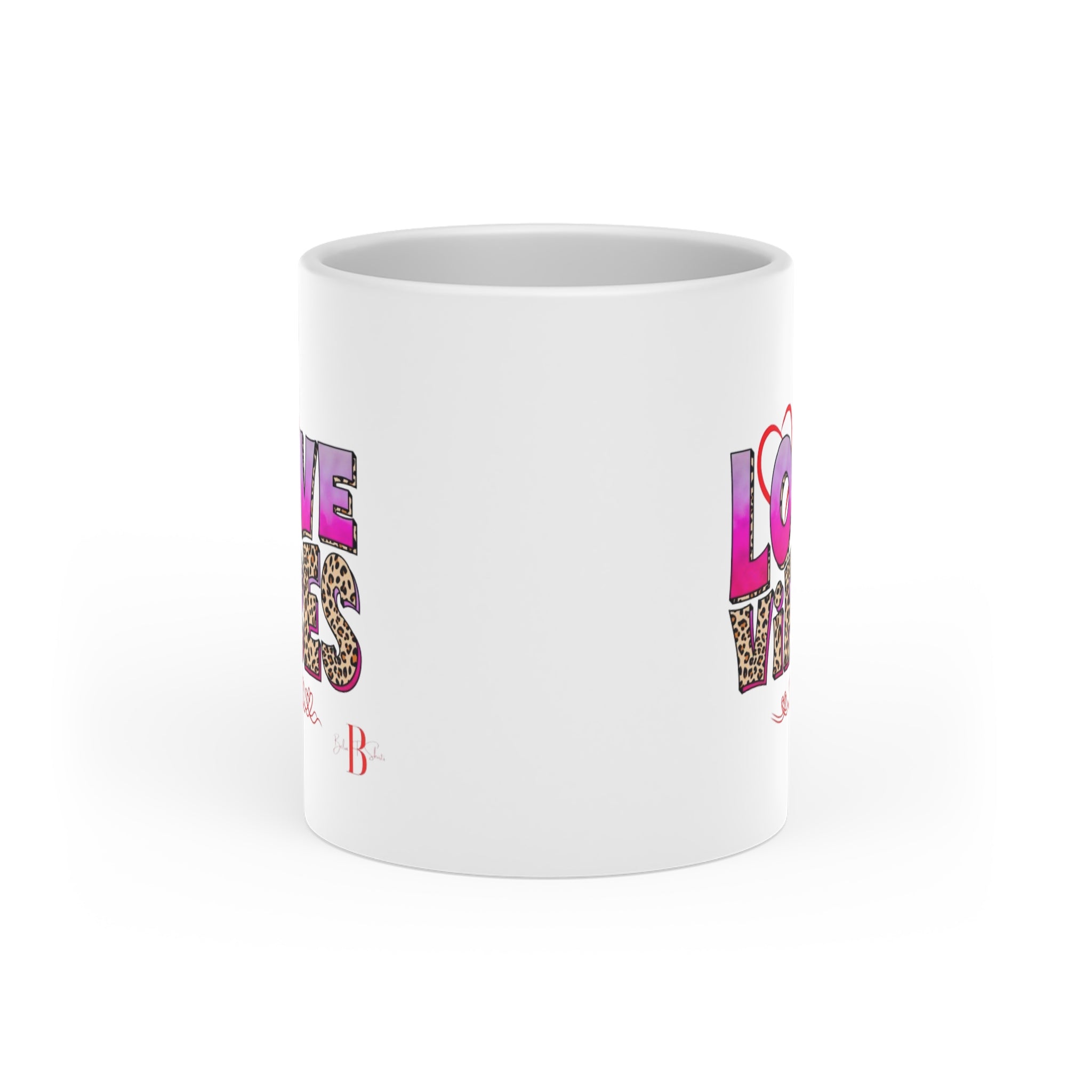 Heart-Shaped Love Vibes Mugs