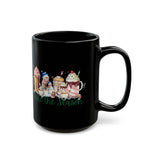 Elegance In Every Moment Black Mug (11oz, 15oz)