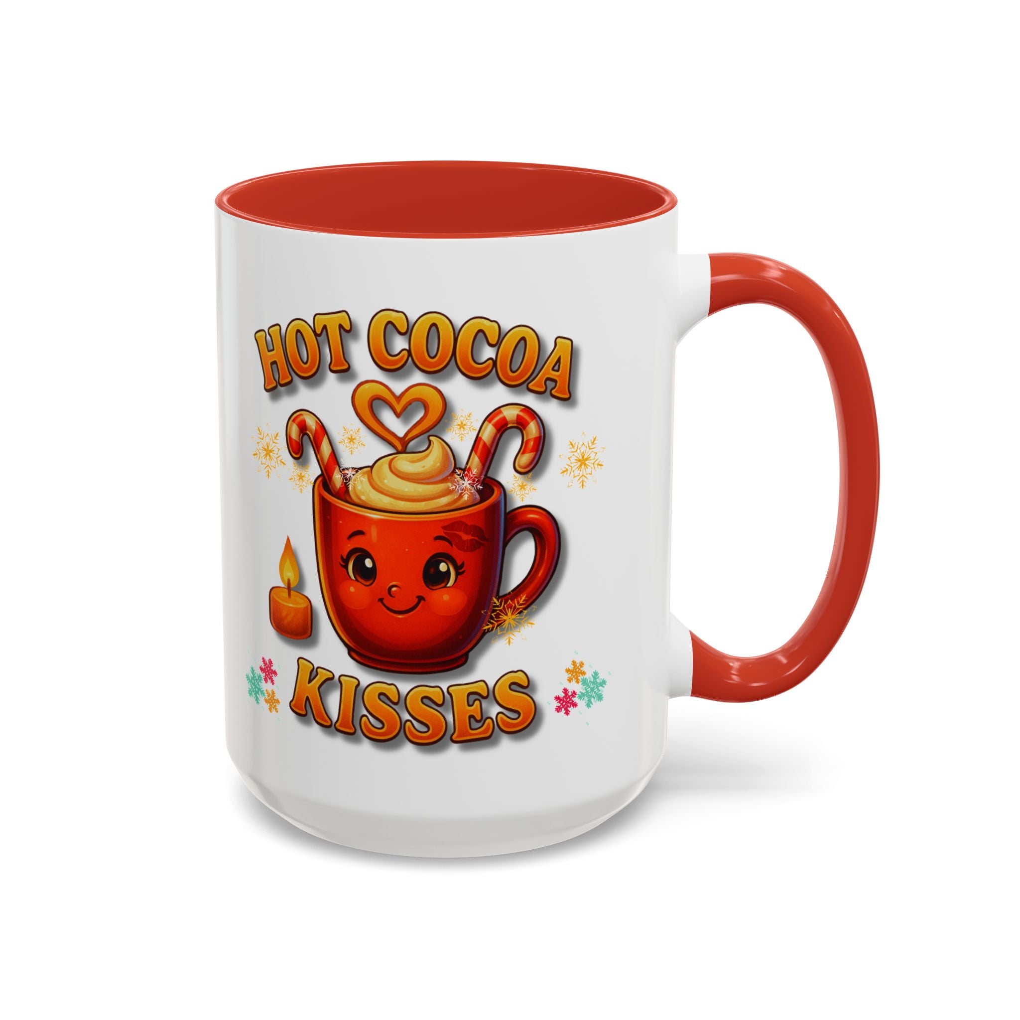 Hot  Cocoa  Kisses   Winter Accent Coffee Mug (11, 15oz)