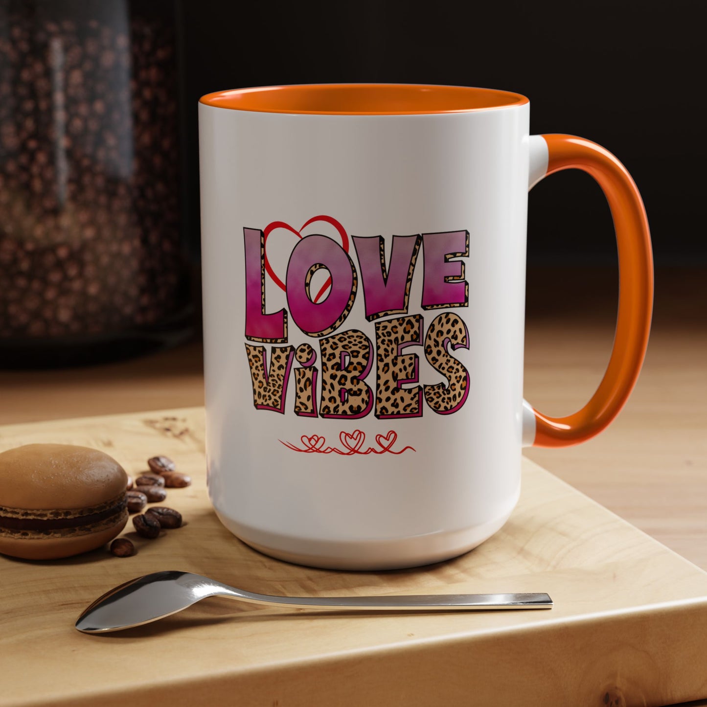 Accent Love Vibes Coffee Mug, 11oz & 15 oz