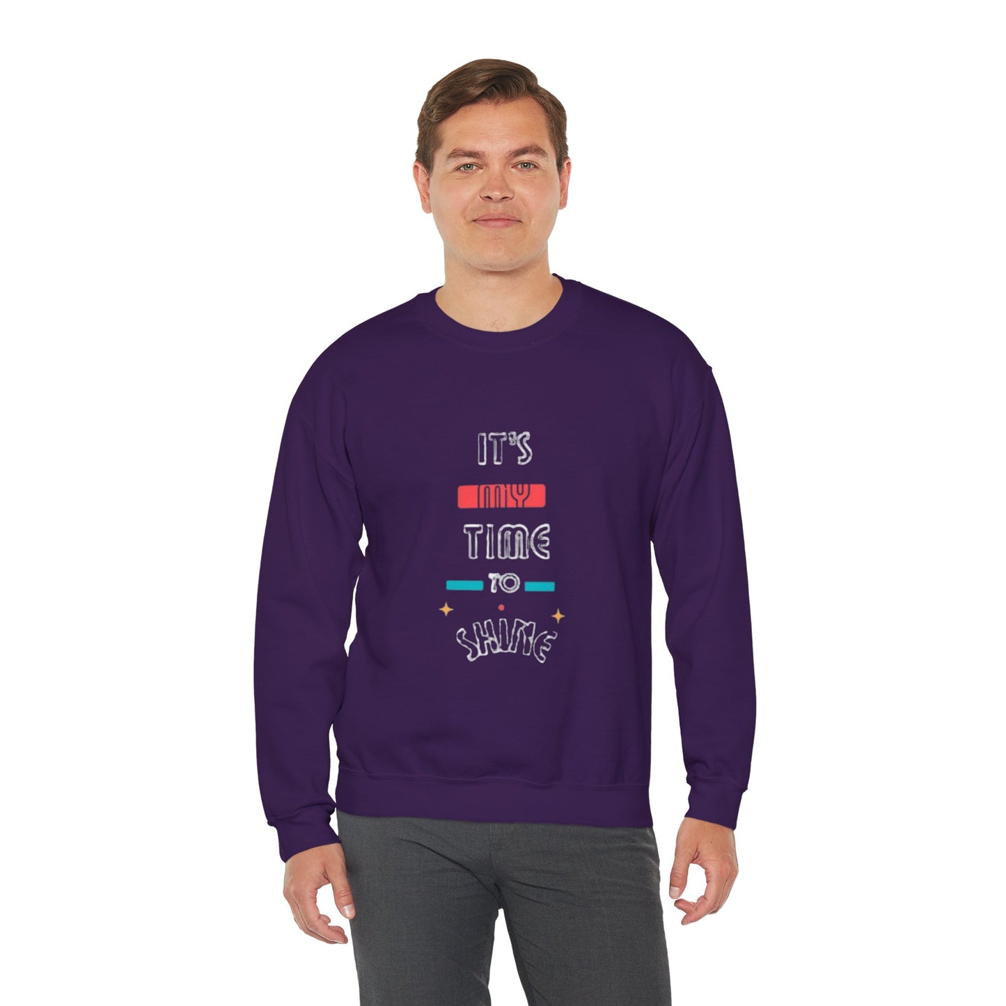Positivity Crewneck Sweatshirt - It's My Time to Shine