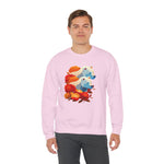 Bear Flower Crewneck Sweatshirt - Cozy Unisex Floral Top
