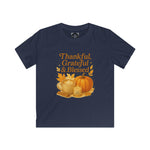Thankful Grateful & Bless Kids Tee
