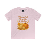Thankful Grateful & Bless Kids Tee
