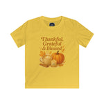 Thankful Grateful & Bless Kids Tee