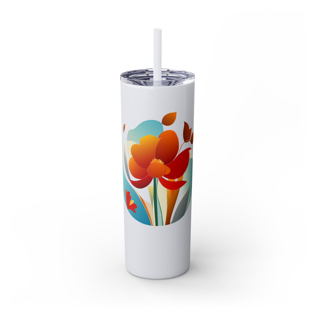 Skinny Tumbler with Straw, 20oz