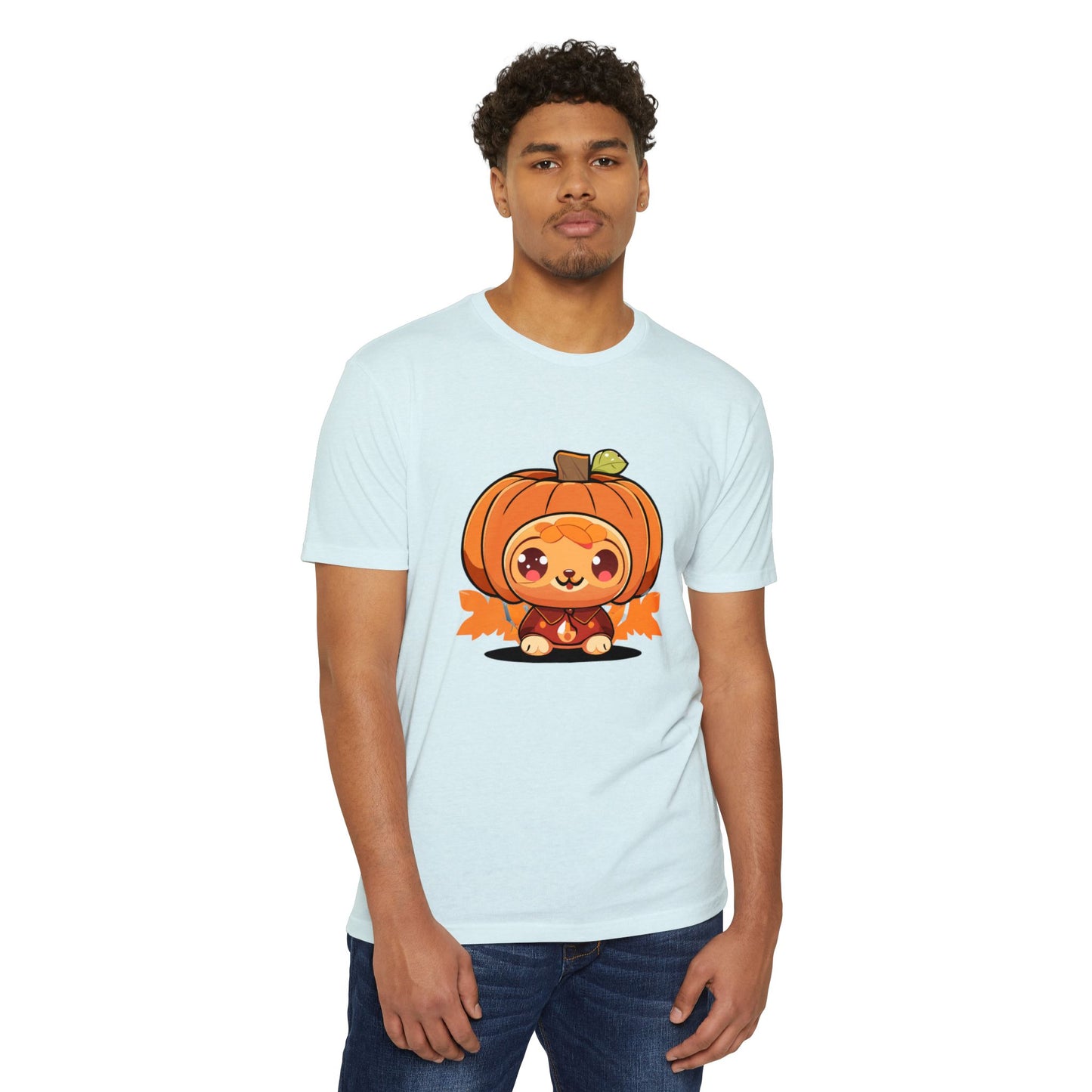 Cute Character Unisex CVC Jersey T-shirt