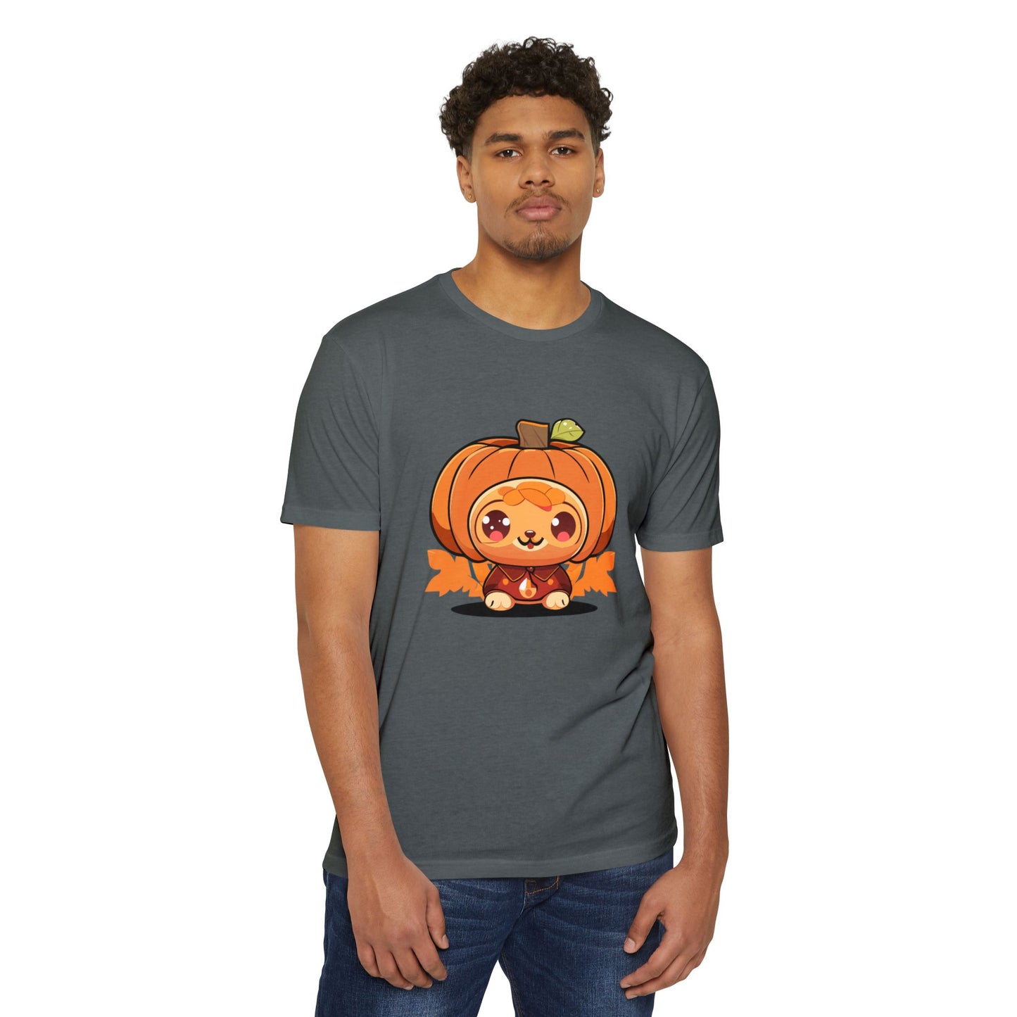 Cute Character Unisex CVC Jersey T-shirt