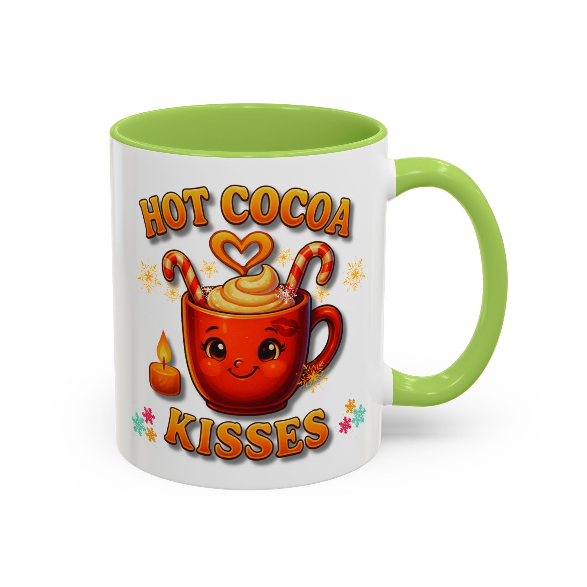 Hot  Cocoa  Kisses   Winter Accent Coffee Mug (11, 15oz)
