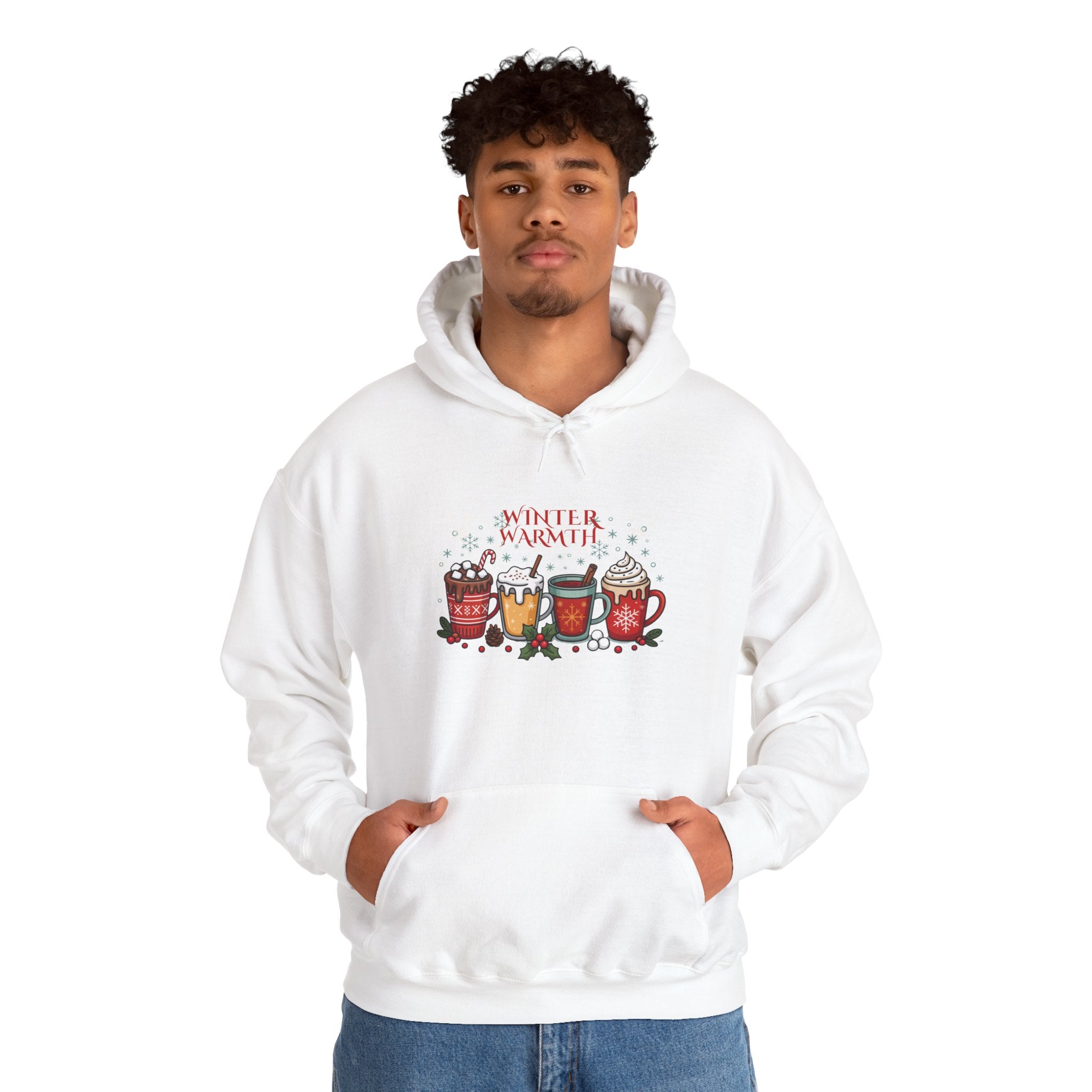 Winter Warmth Unisex Heavy Blend™ Hooded Sweatshirt