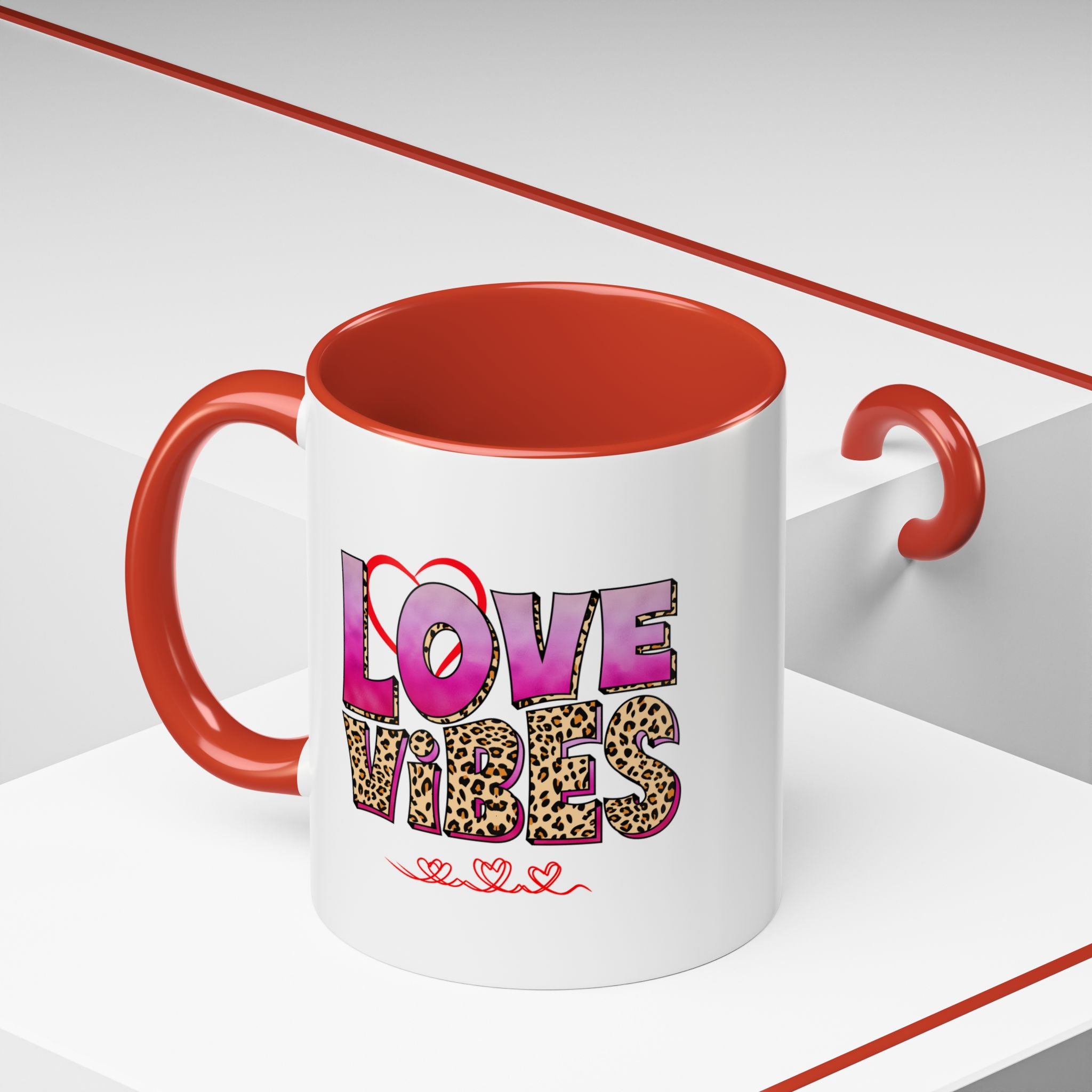 Accent Love Vibes Coffee Mug, 11oz & 15 oz