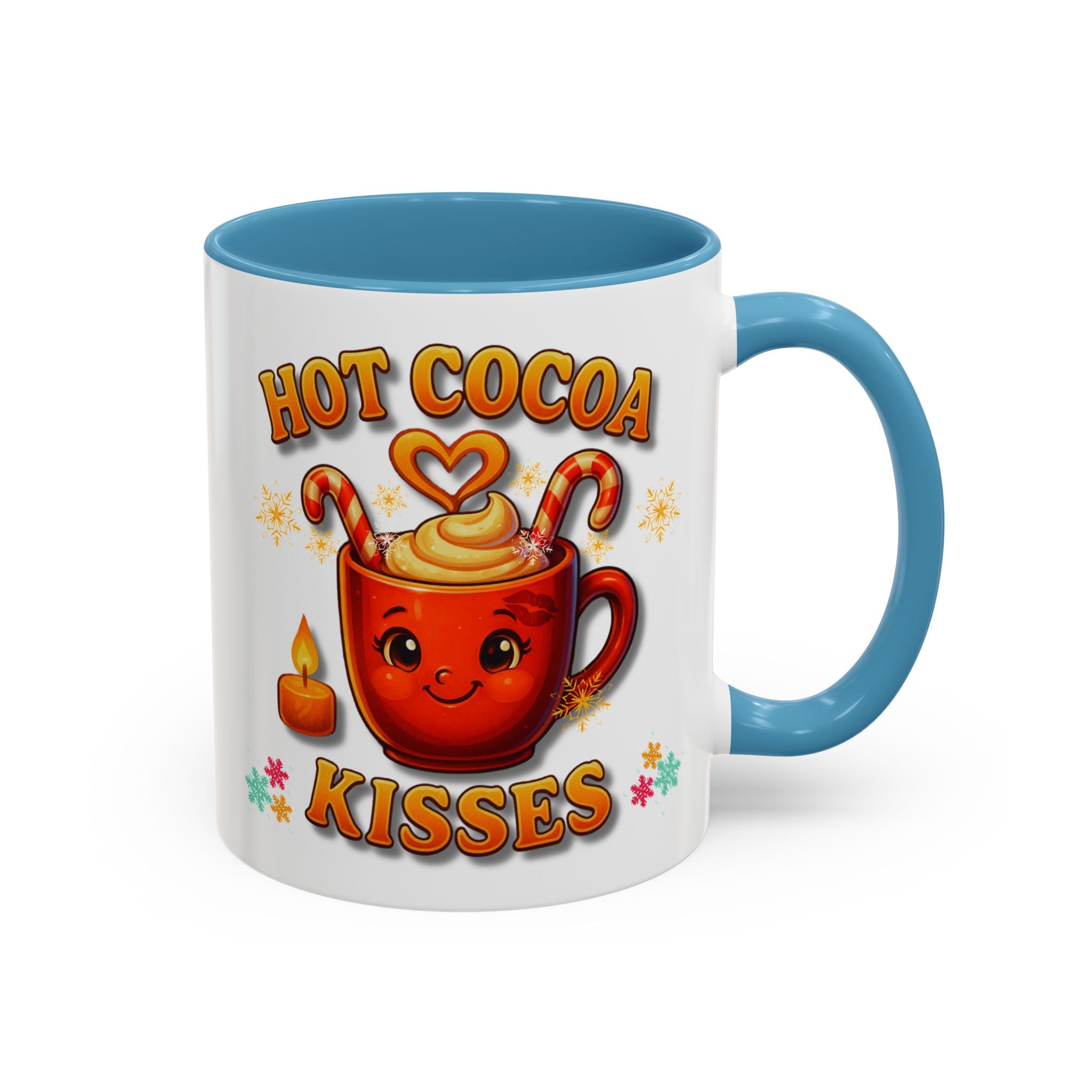 Hot  Cocoa  Kisses   Winter Accent Coffee Mug (11, 15oz)