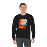 Bear Flower Crewneck Sweatshirt - Cozy Unisex Floral Top