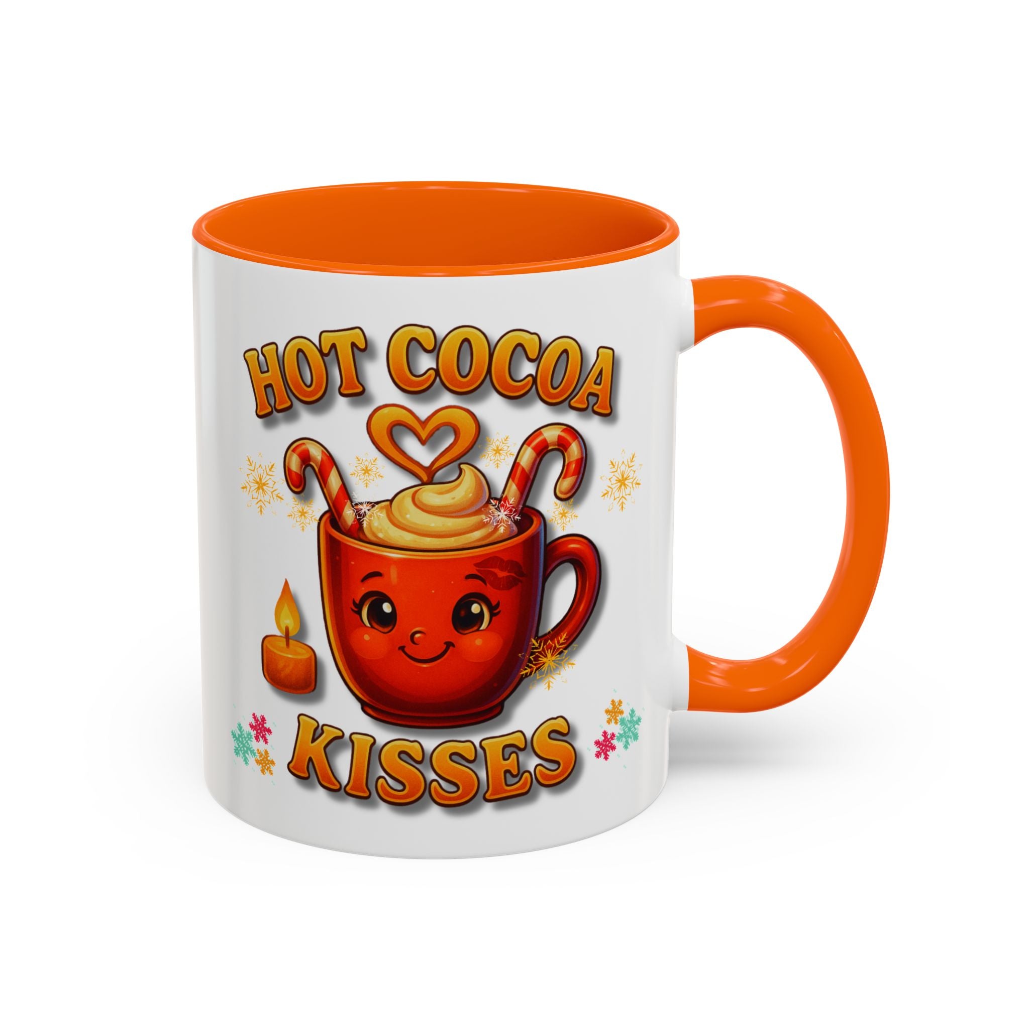 Hot  Cocoa  Kisses   Winter Accent Coffee Mug (11, 15oz)