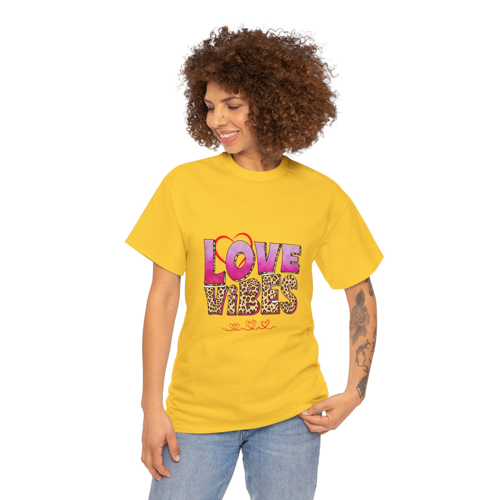 Love Vibes Unisex Heavy Cotton Tee