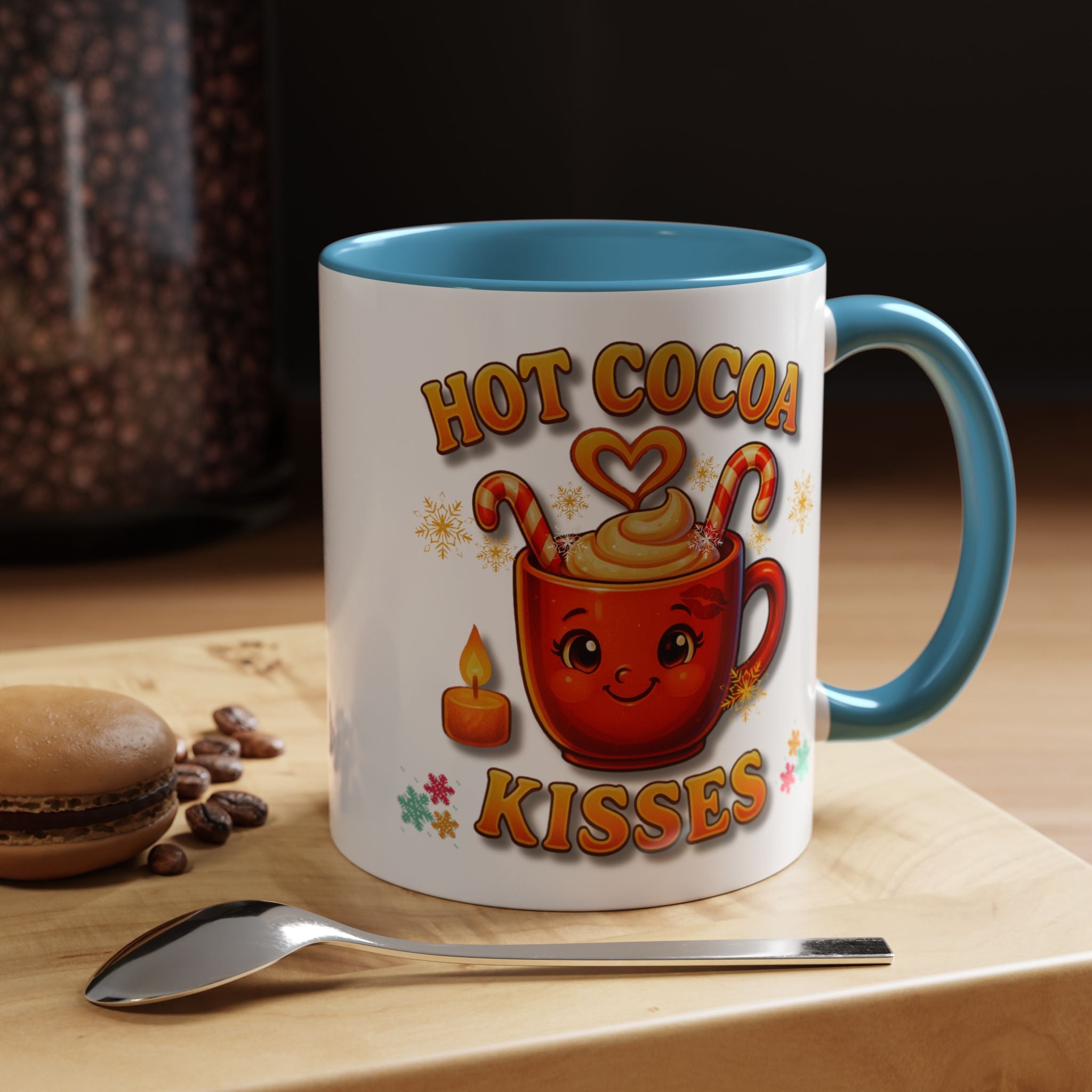 Hot  Cocoa  Kisses   Winter Accent Coffee Mug (11, 15oz)