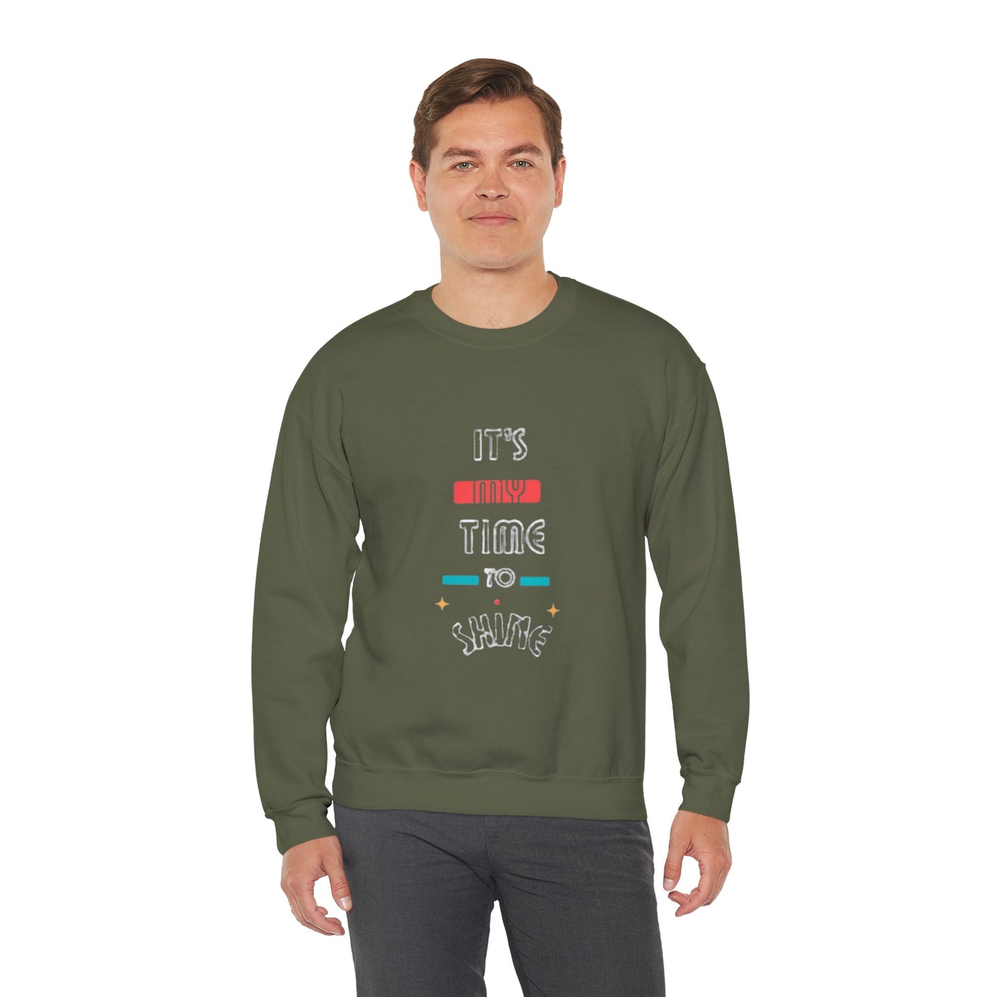 Positivity Crewneck Sweatshirt - It's My Time to Shine