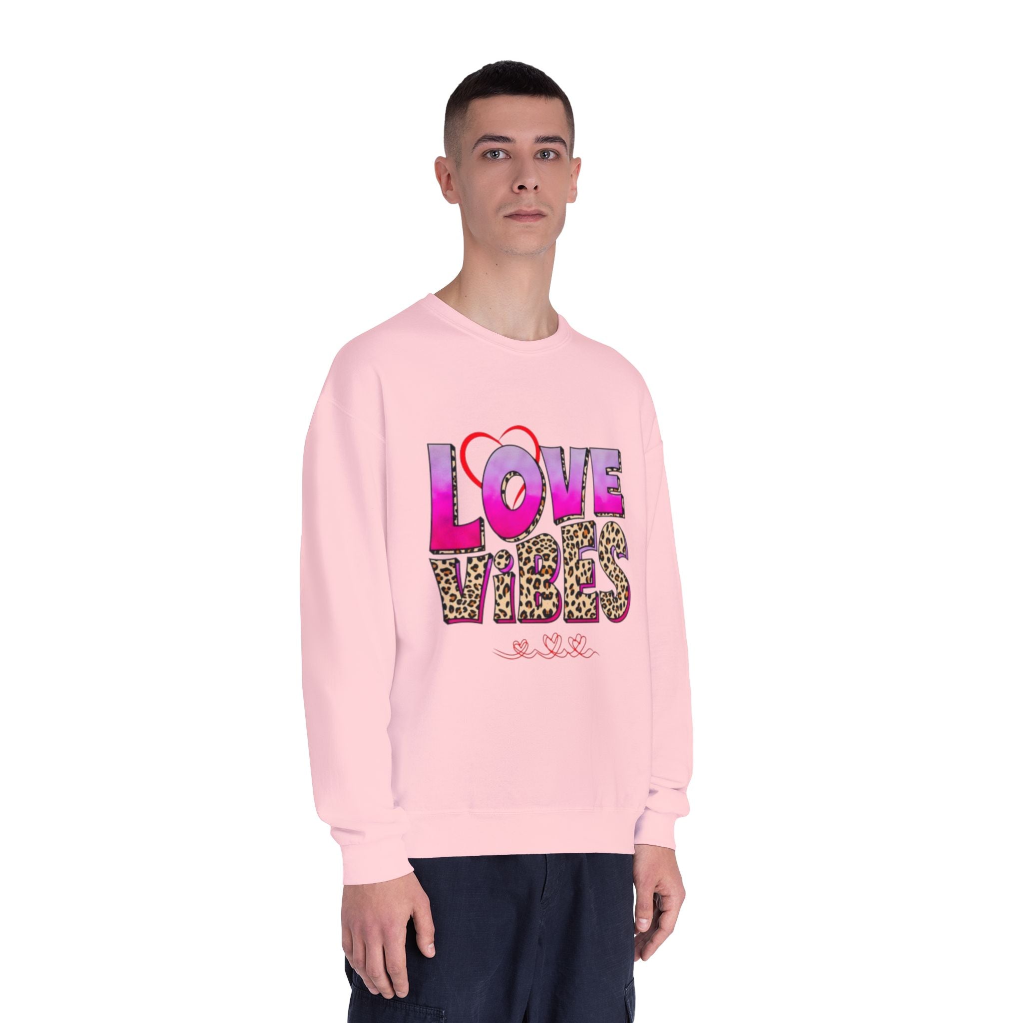 Love Vibes NuBlend Crewneck Unisex Sweatshirt