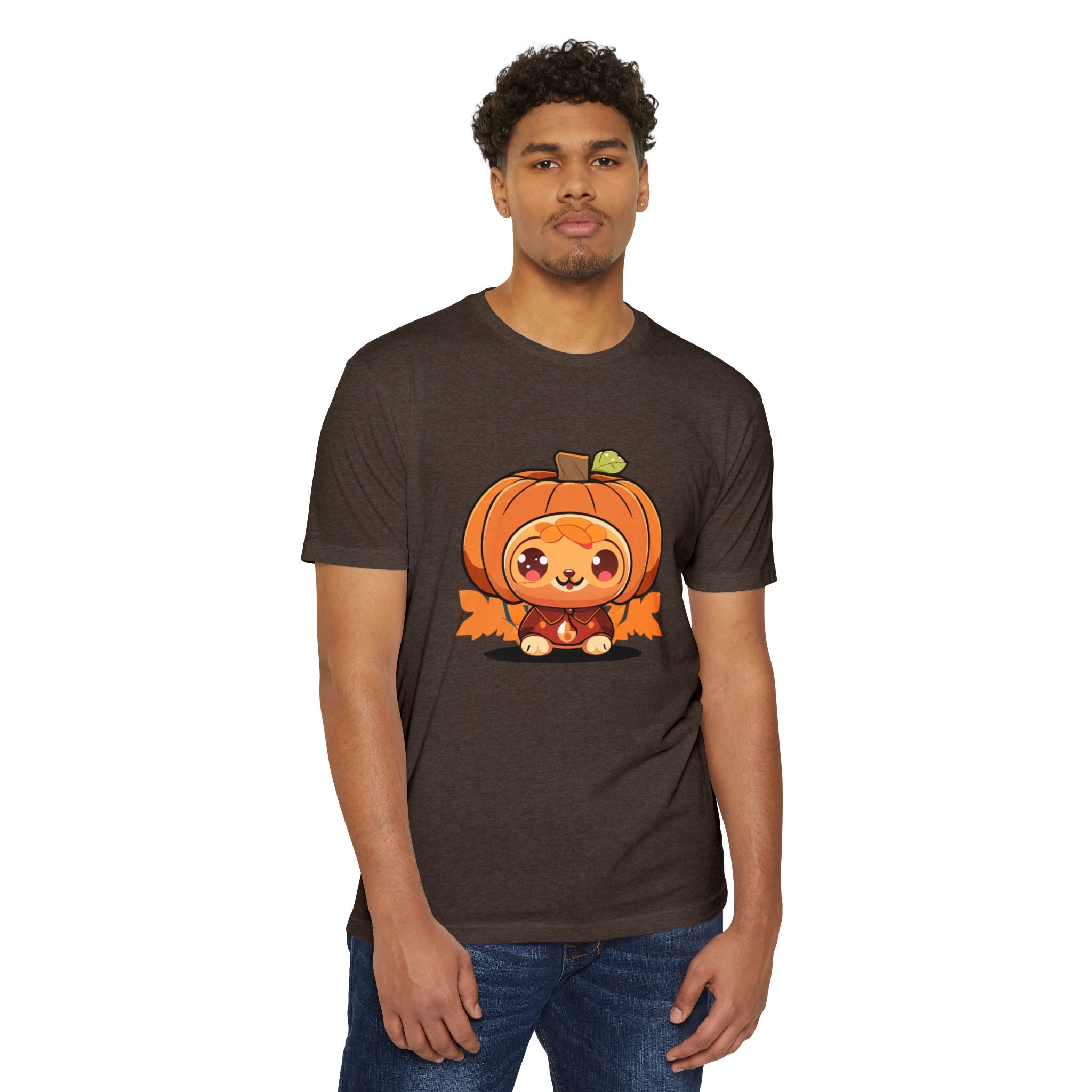 Cute Character Unisex CVC Jersey T-shirt