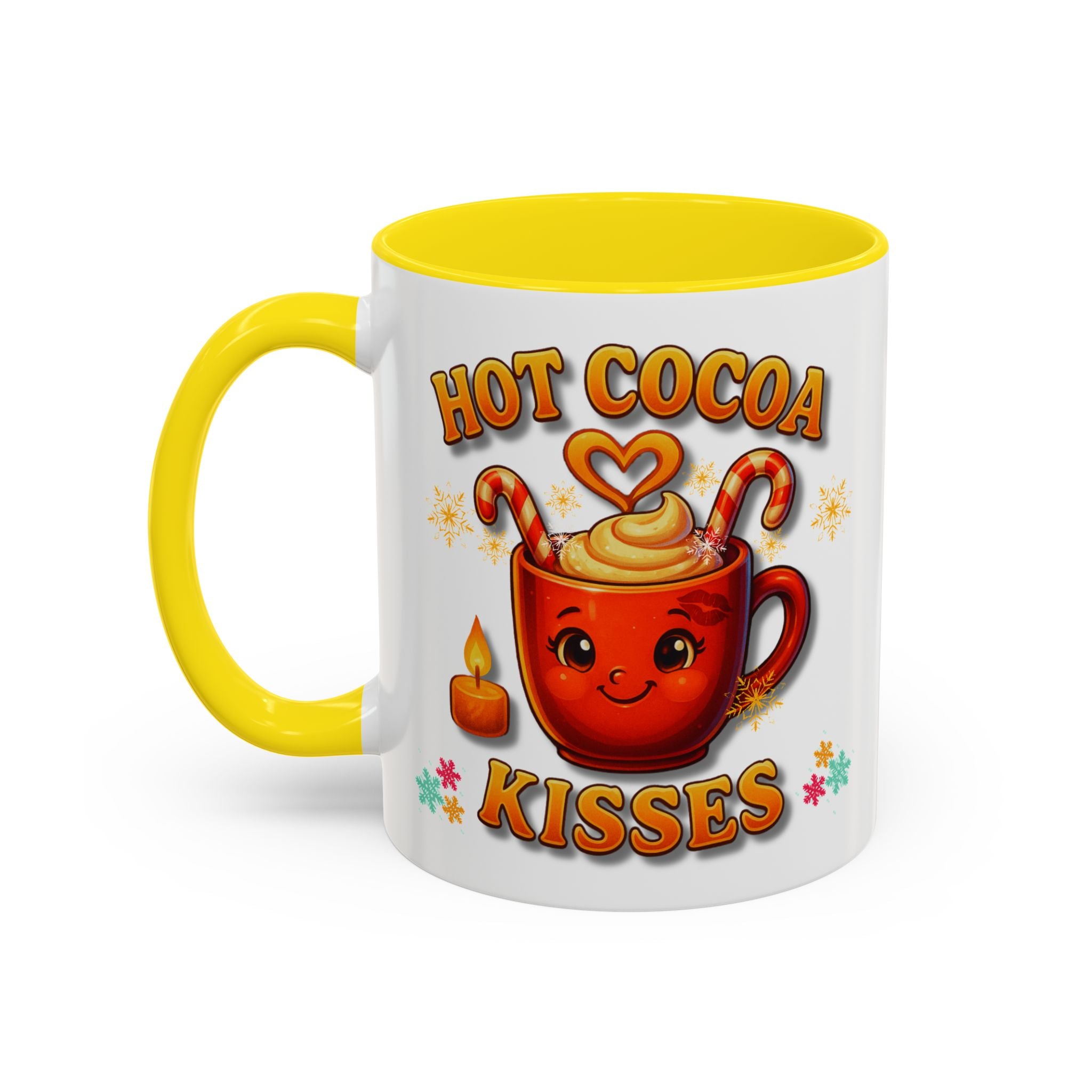 Hot  Cocoa  Kisses   Winter Accent Coffee Mug (11, 15oz)