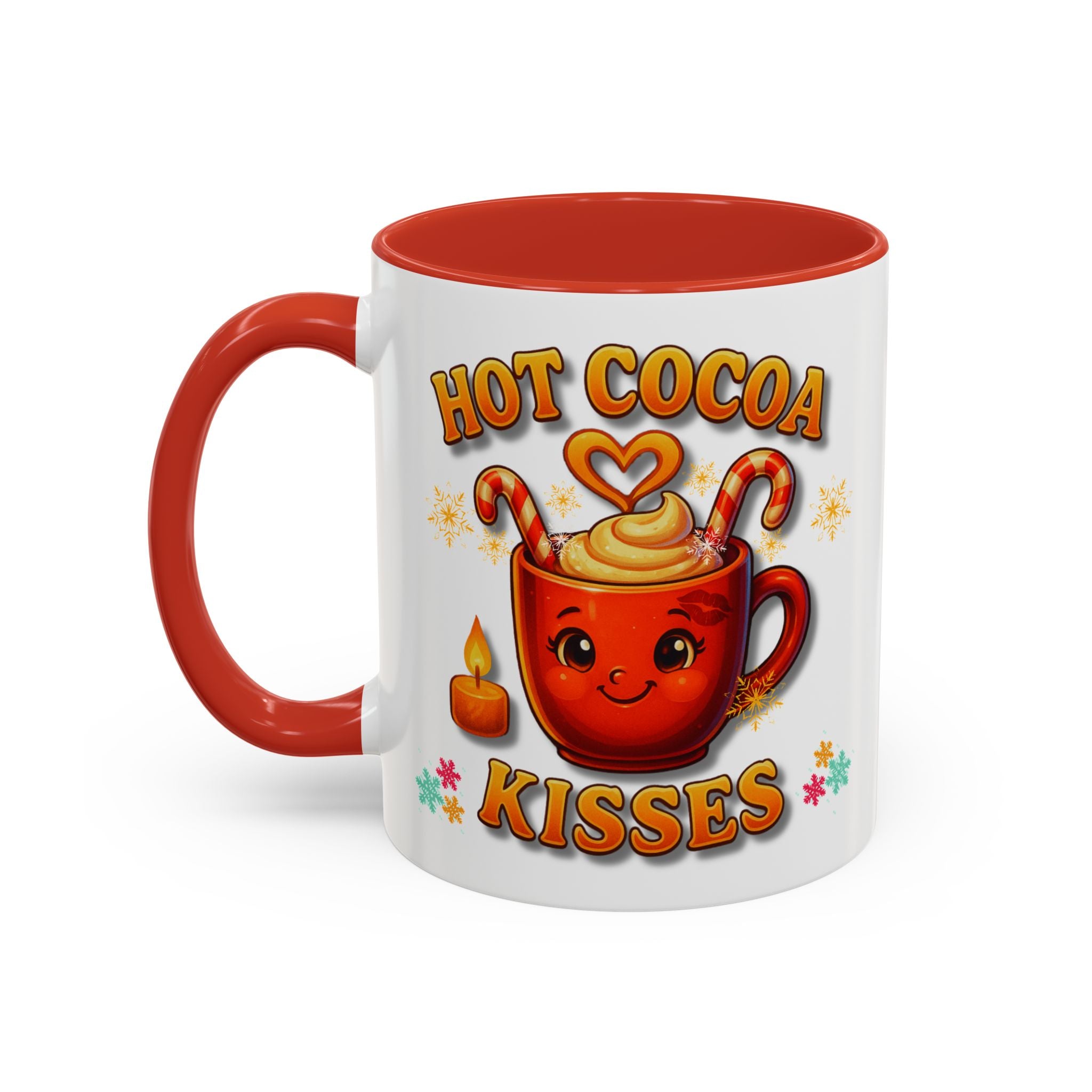 Hot  Cocoa  Kisses   Winter Accent Coffee Mug (11, 15oz)