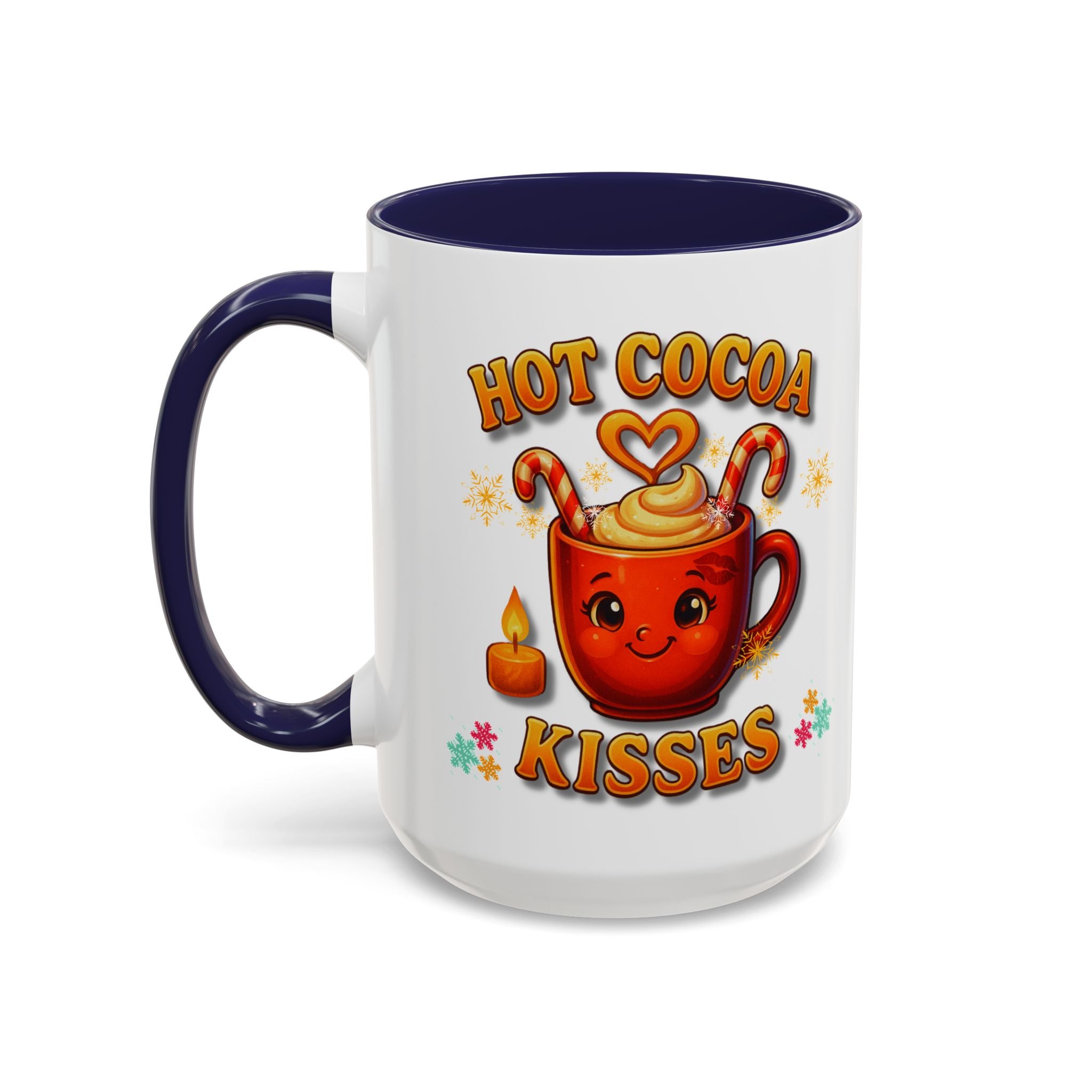 Hot  Cocoa  Kisses   Winter Accent Coffee Mug (11, 15oz)