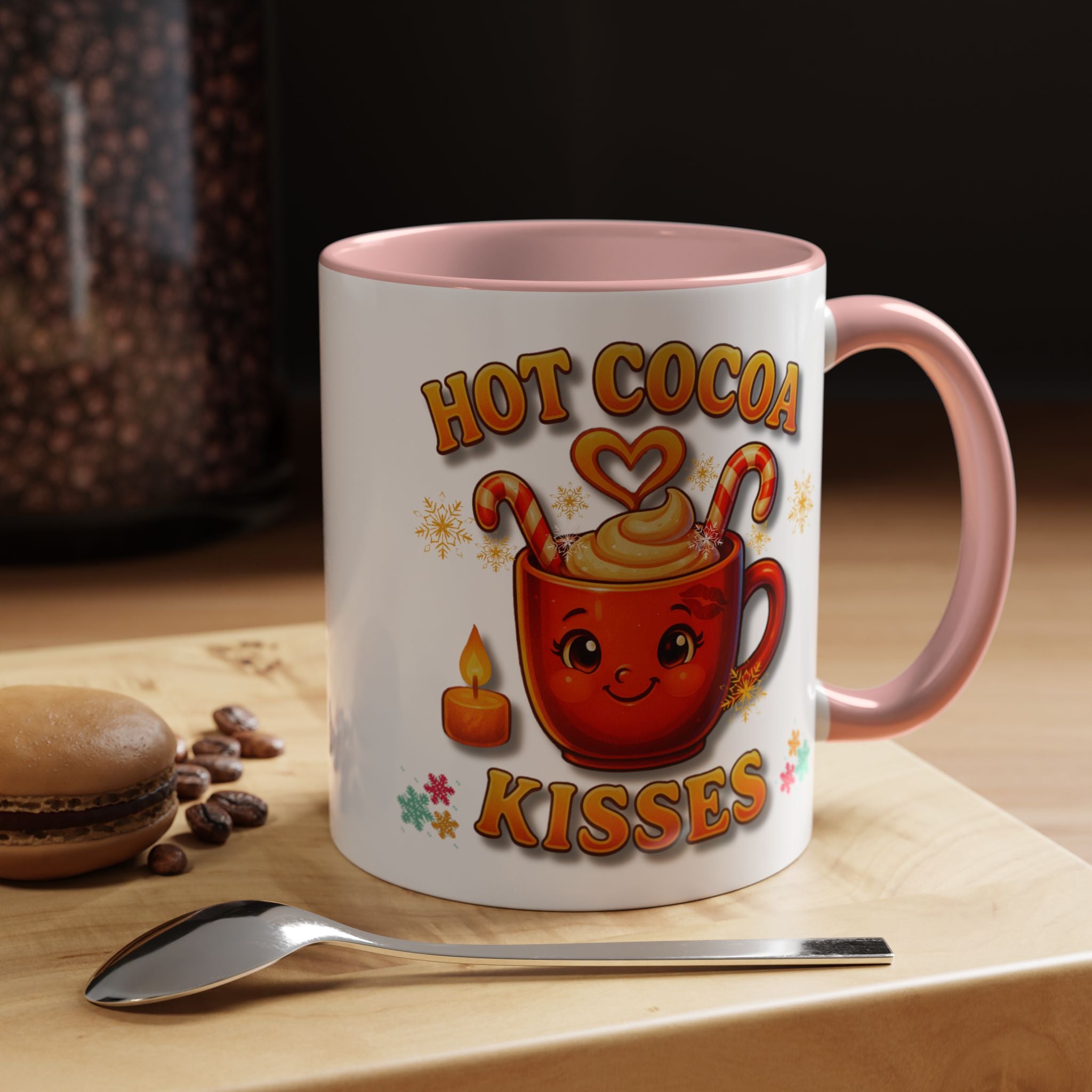 Hot  Cocoa  Kisses   Winter Accent Coffee Mug (11, 15oz)