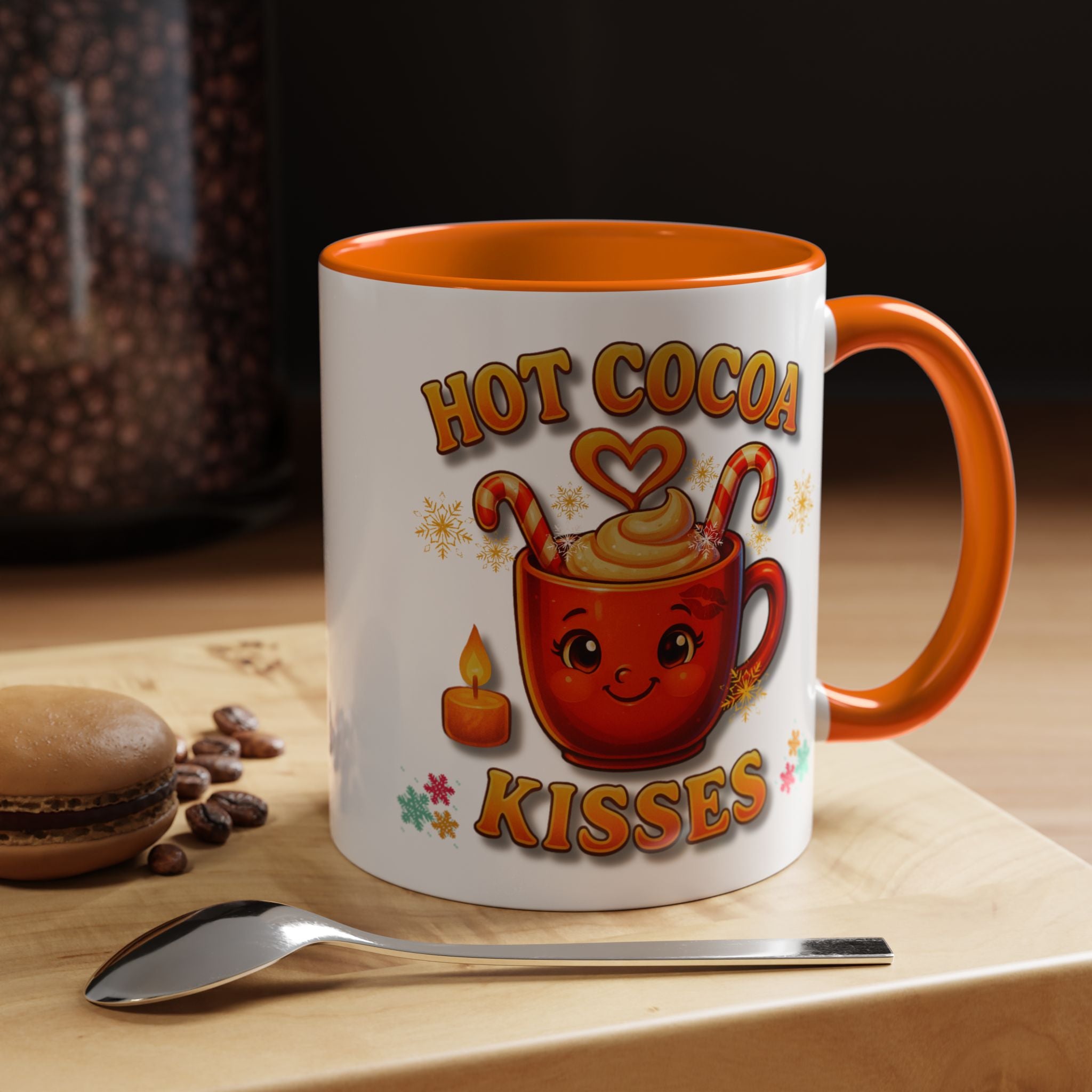 Hot  Cocoa  Kisses   Winter Accent Coffee Mug (11, 15oz)