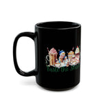 Elegance In Every Moment Black Mug (11oz, 15oz)