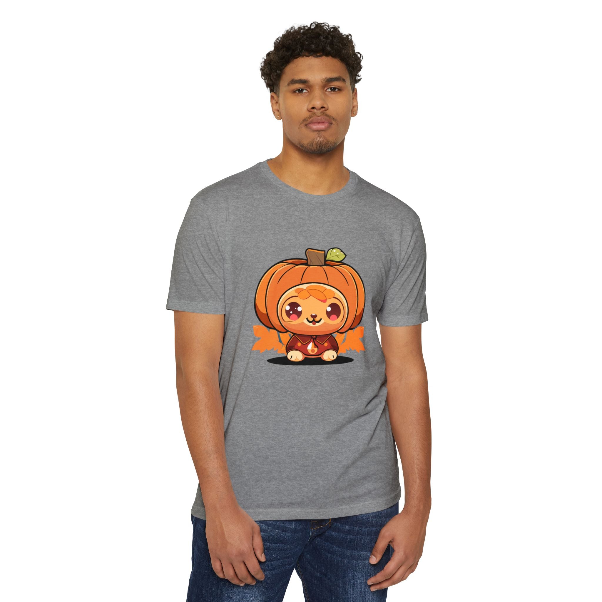 Cute Character Unisex CVC Jersey T-shirt