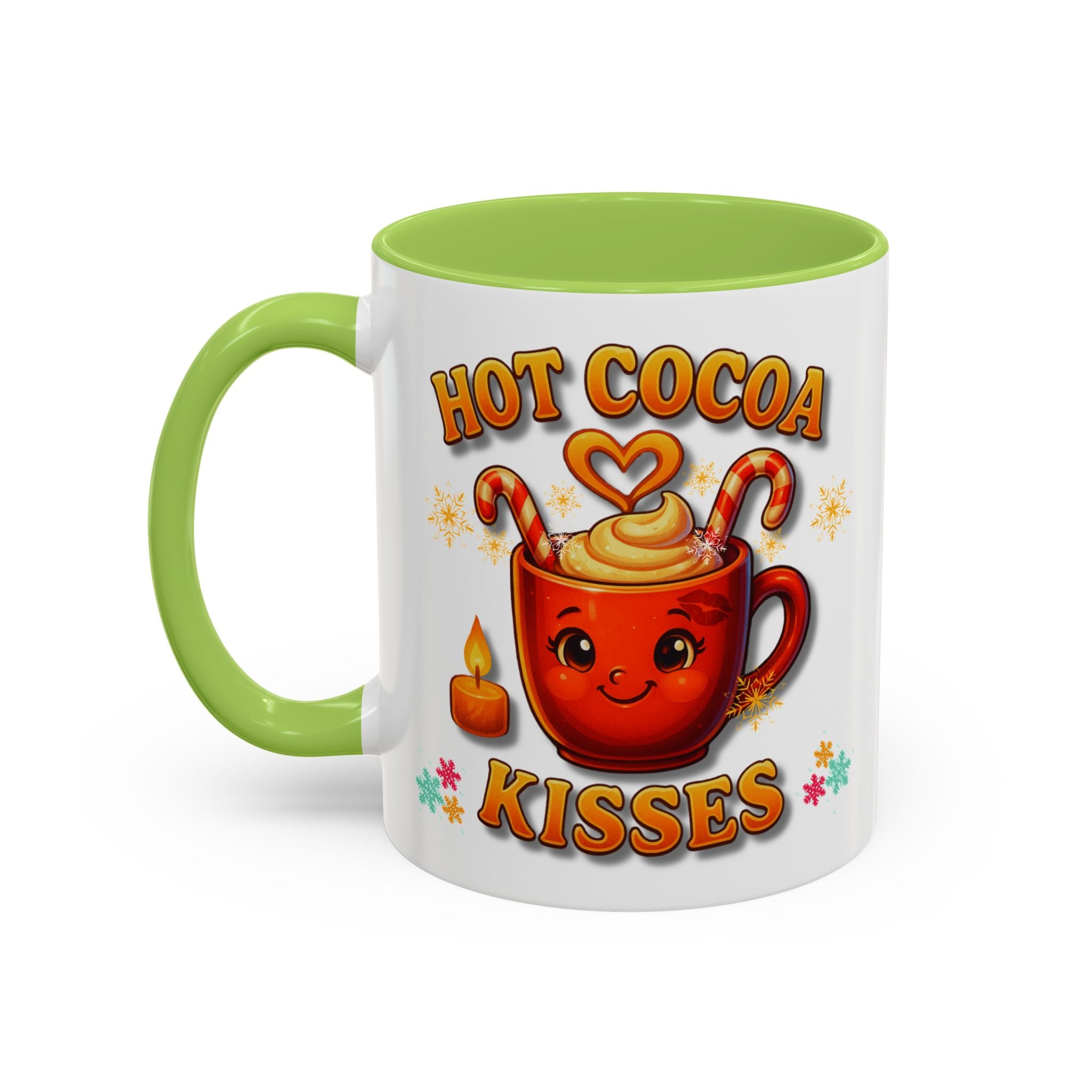 Hot  Cocoa  Kisses   Winter Accent Coffee Mug (11, 15oz)