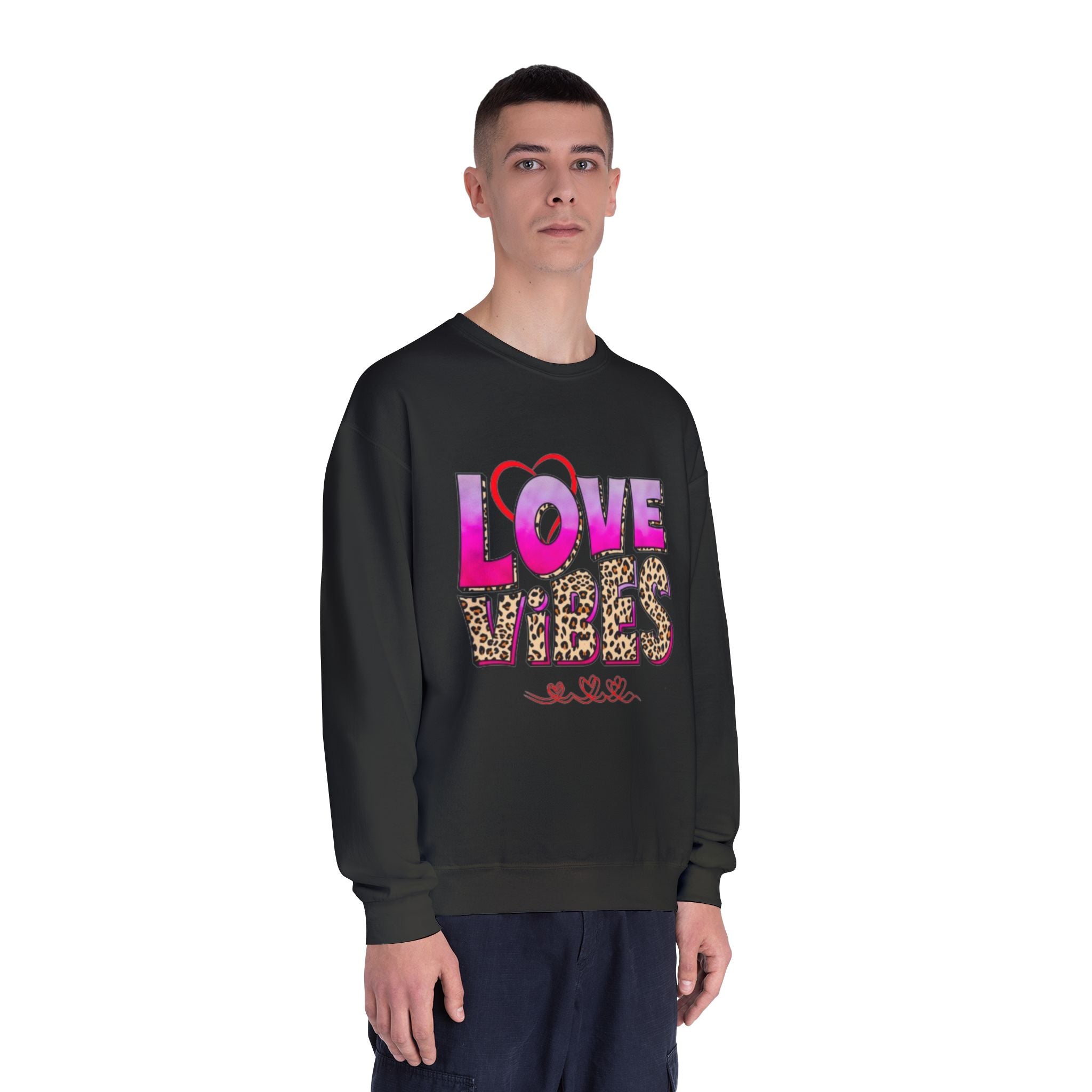 Love Vibes NuBlend Crewneck Unisex Sweatshirt