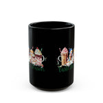 Elegance In Every Moment Black Mug (11oz, 15oz)
