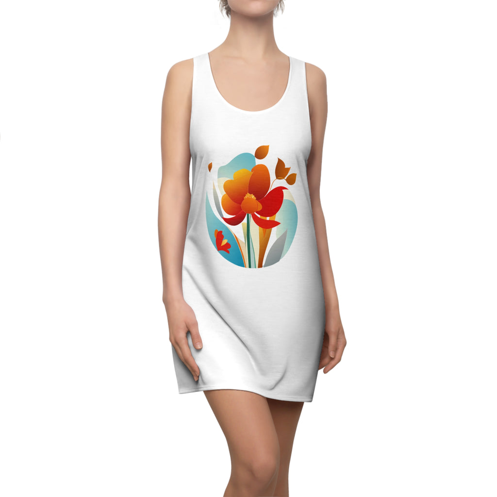 Women's Cut & Sew Racerback Dress (AOP)