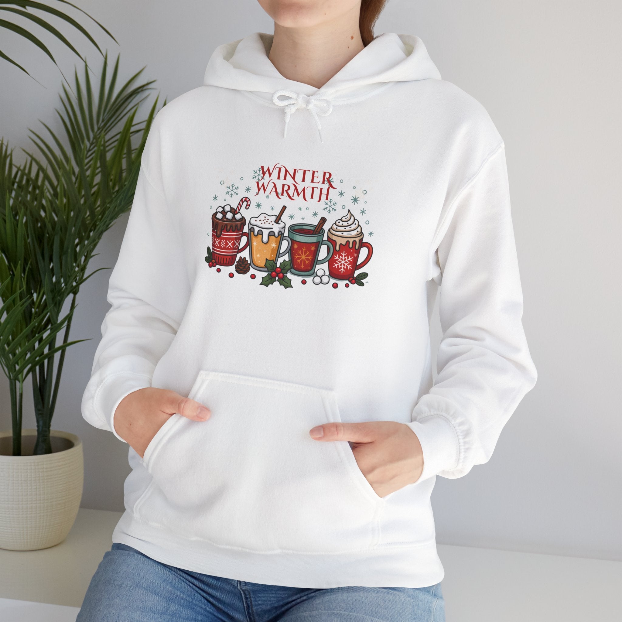 Winter Warmth Unisex Heavy Blend™ Hooded Sweatshirt