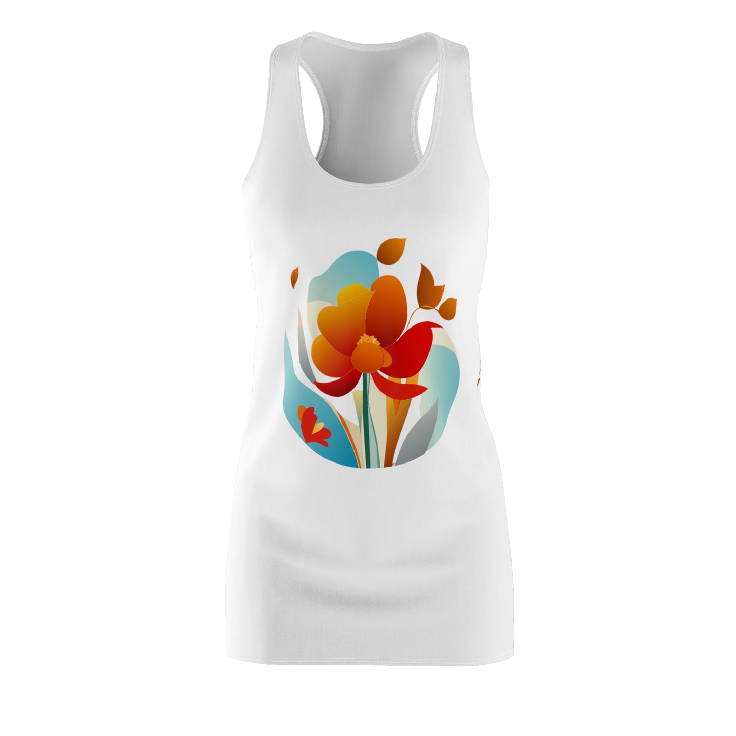 Women's Cut & Sew Racerback Dress (AOP)