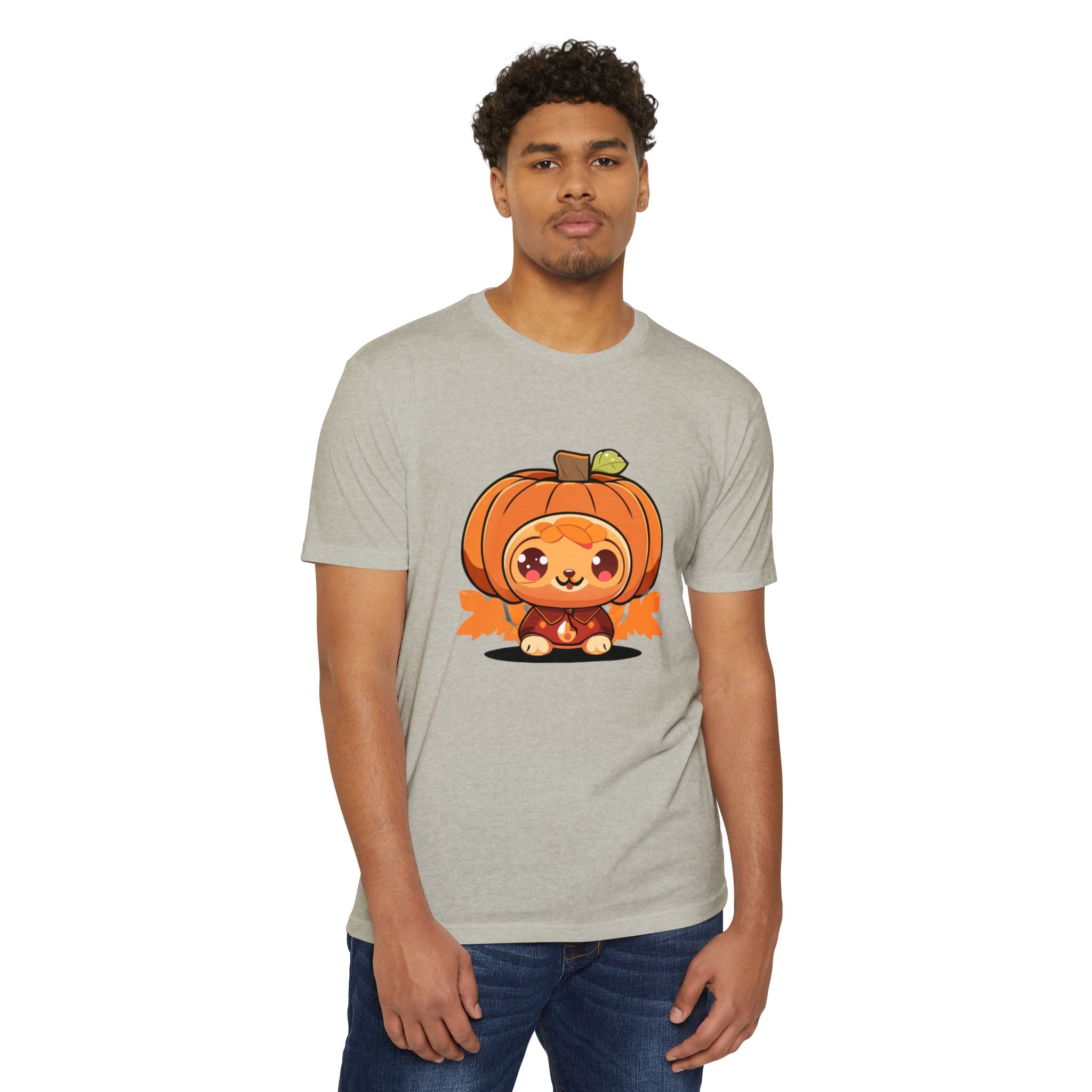 Cute Character Unisex CVC Jersey T-shirt