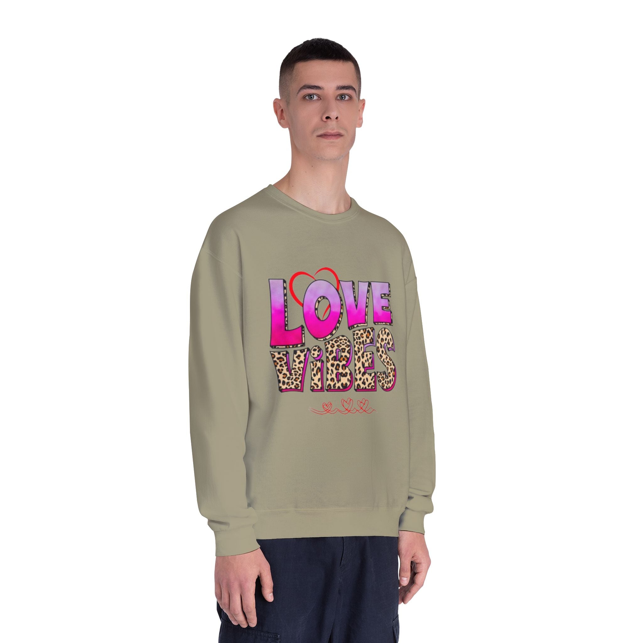 Love Vibes NuBlend Crewneck Unisex Sweatshirt