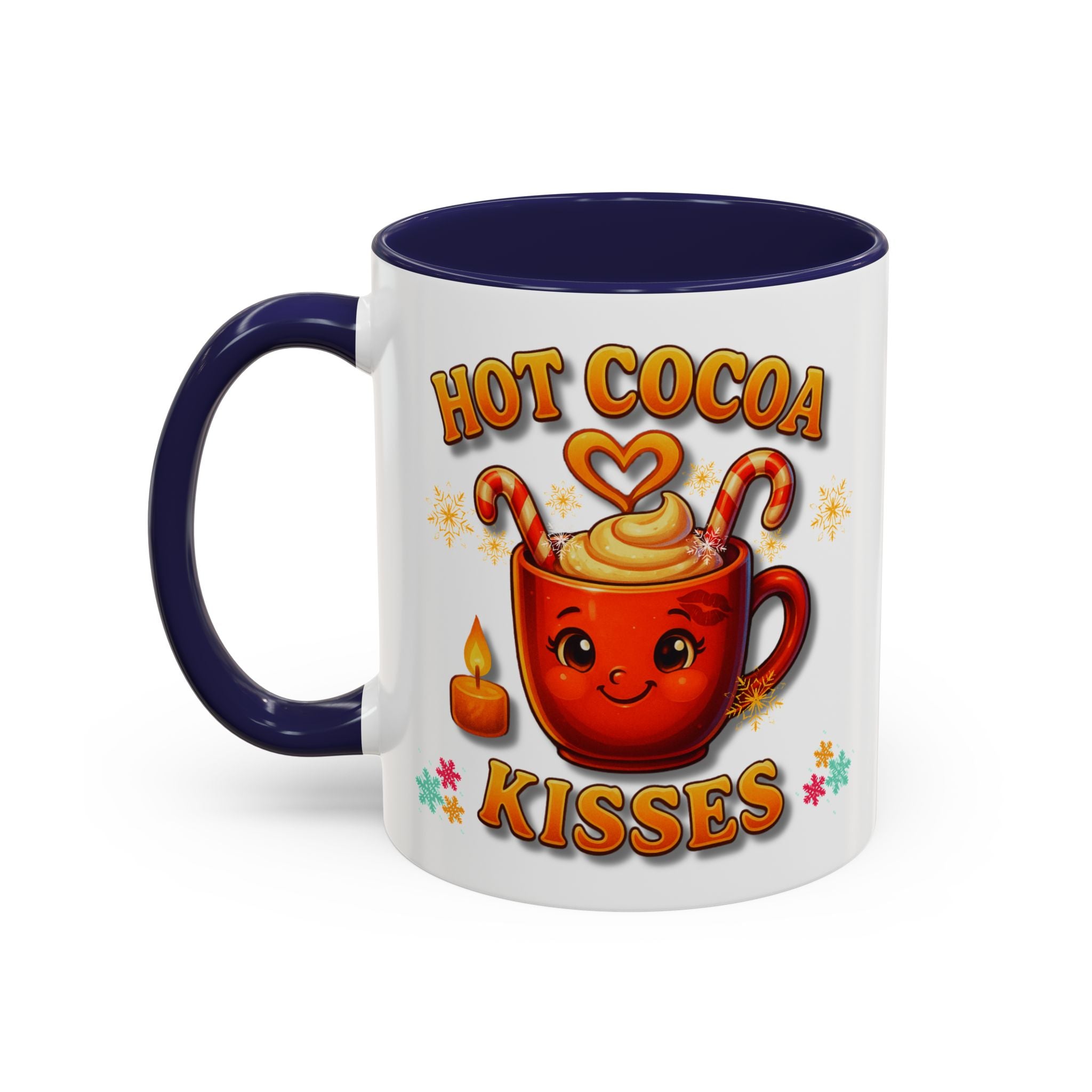 Hot  Cocoa  Kisses   Winter Accent Coffee Mug (11, 15oz)