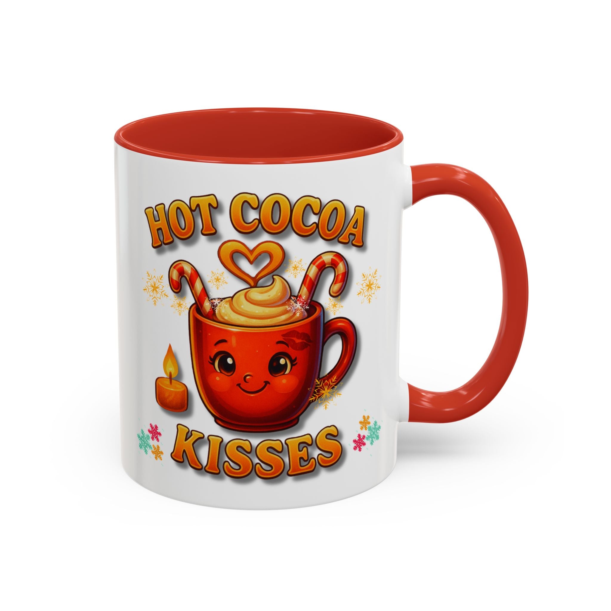 Hot  Cocoa  Kisses   Winter Accent Coffee Mug (11, 15oz)