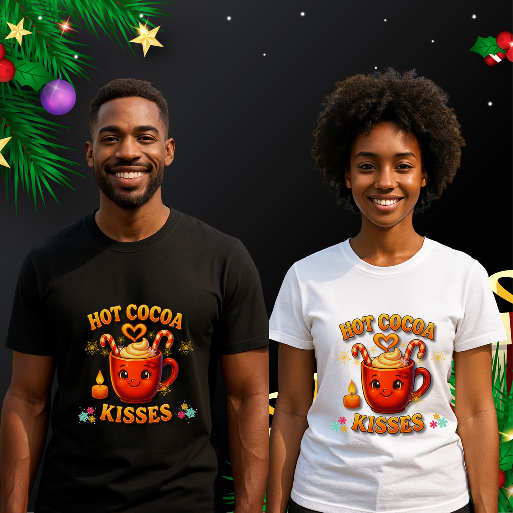 "Warm Moments • Happy Hearts-Hot Cocoa Kisses"G500 Gildan 5.3 oz. T-Shirt