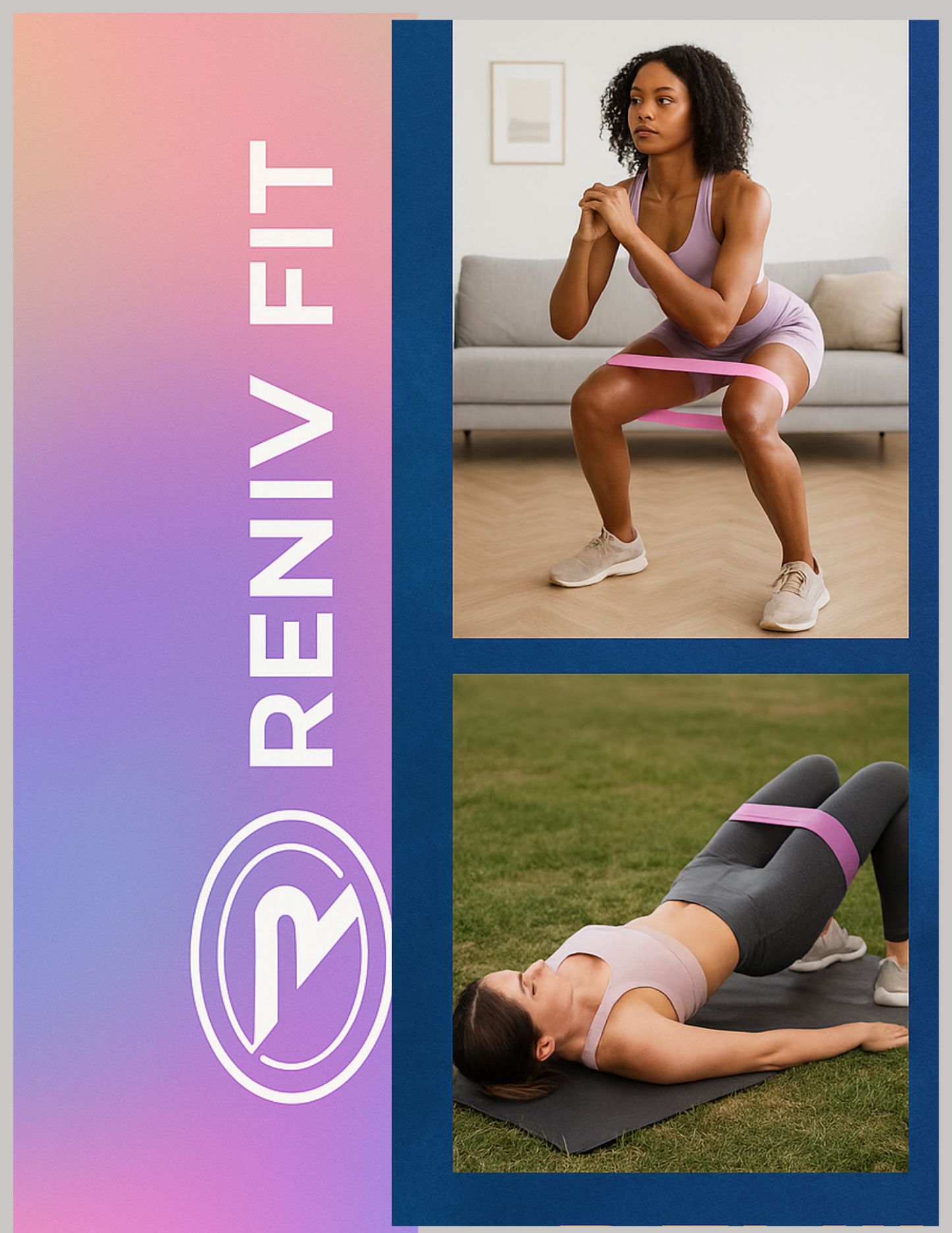 Reniv Fit Premium Resistance Bands - Full Body Workout-Sculp Your Body Anywhere, Anytime