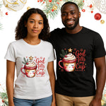 God Fills My Cups Christian Christmas G500 Gildan 5.3 oz. T-Shirt