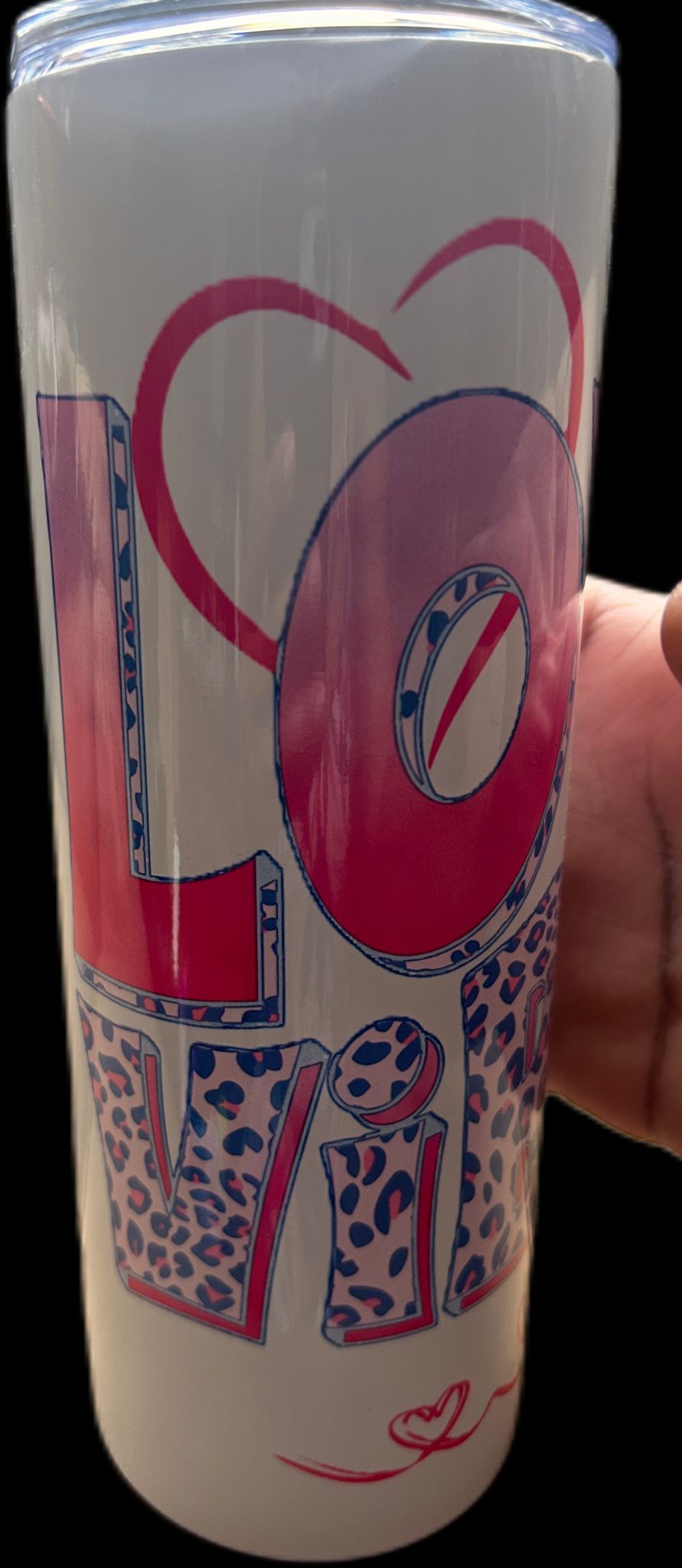 Elegance in the SIP ! Tumbler 20oz with a  Straw.